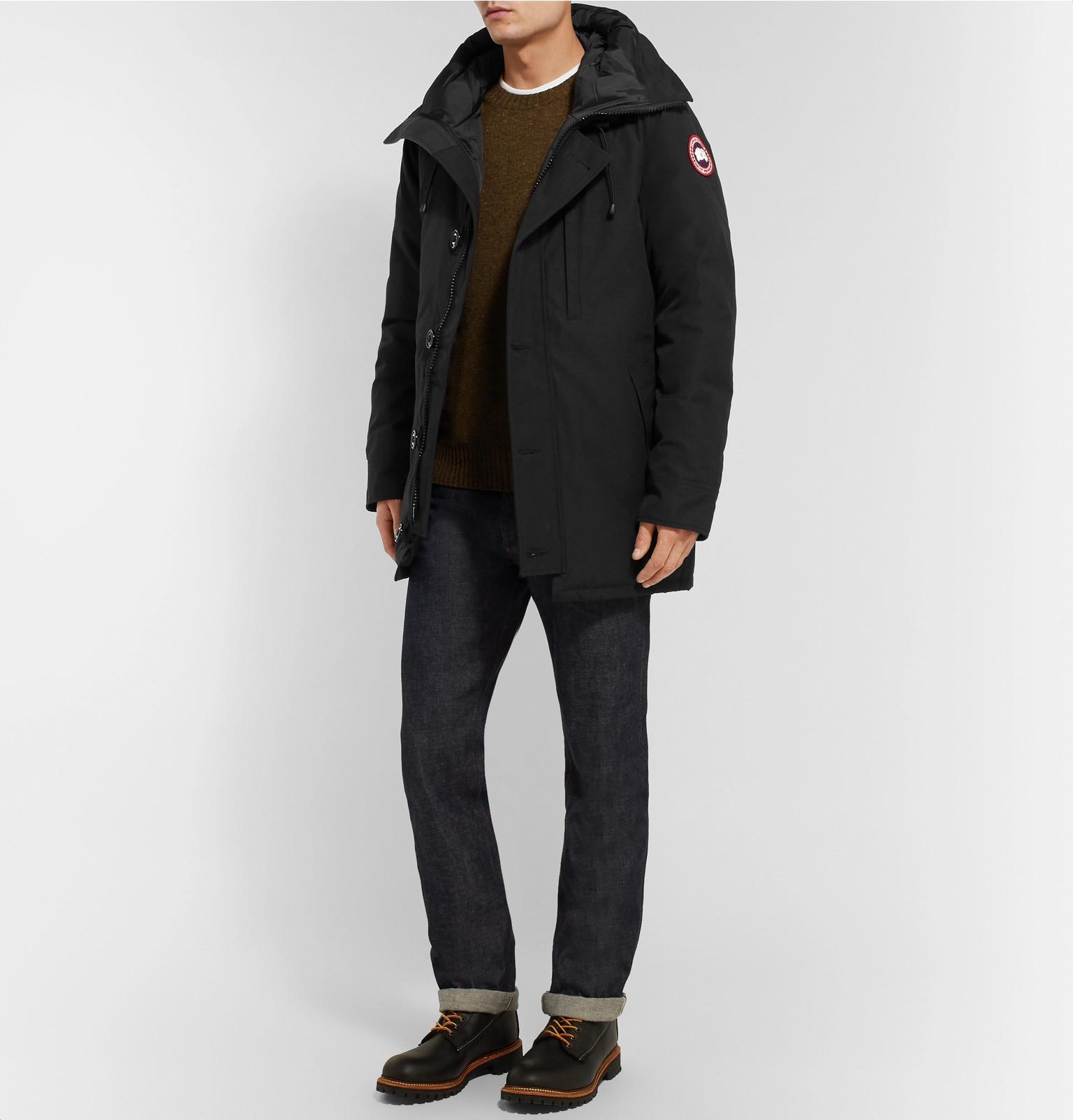 canada goose chateau shell hooded down parka