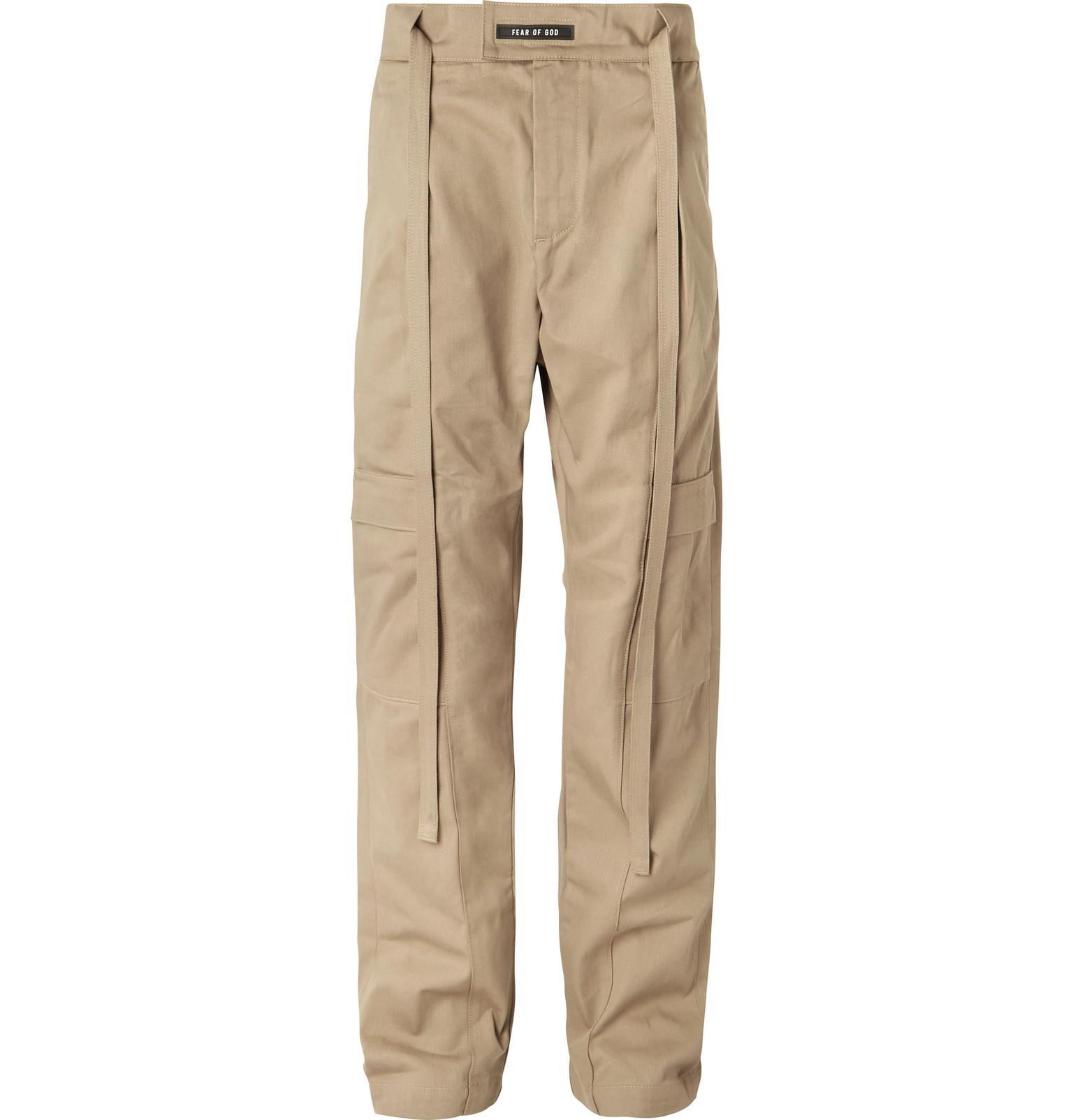 fear of god nylon cargo pants