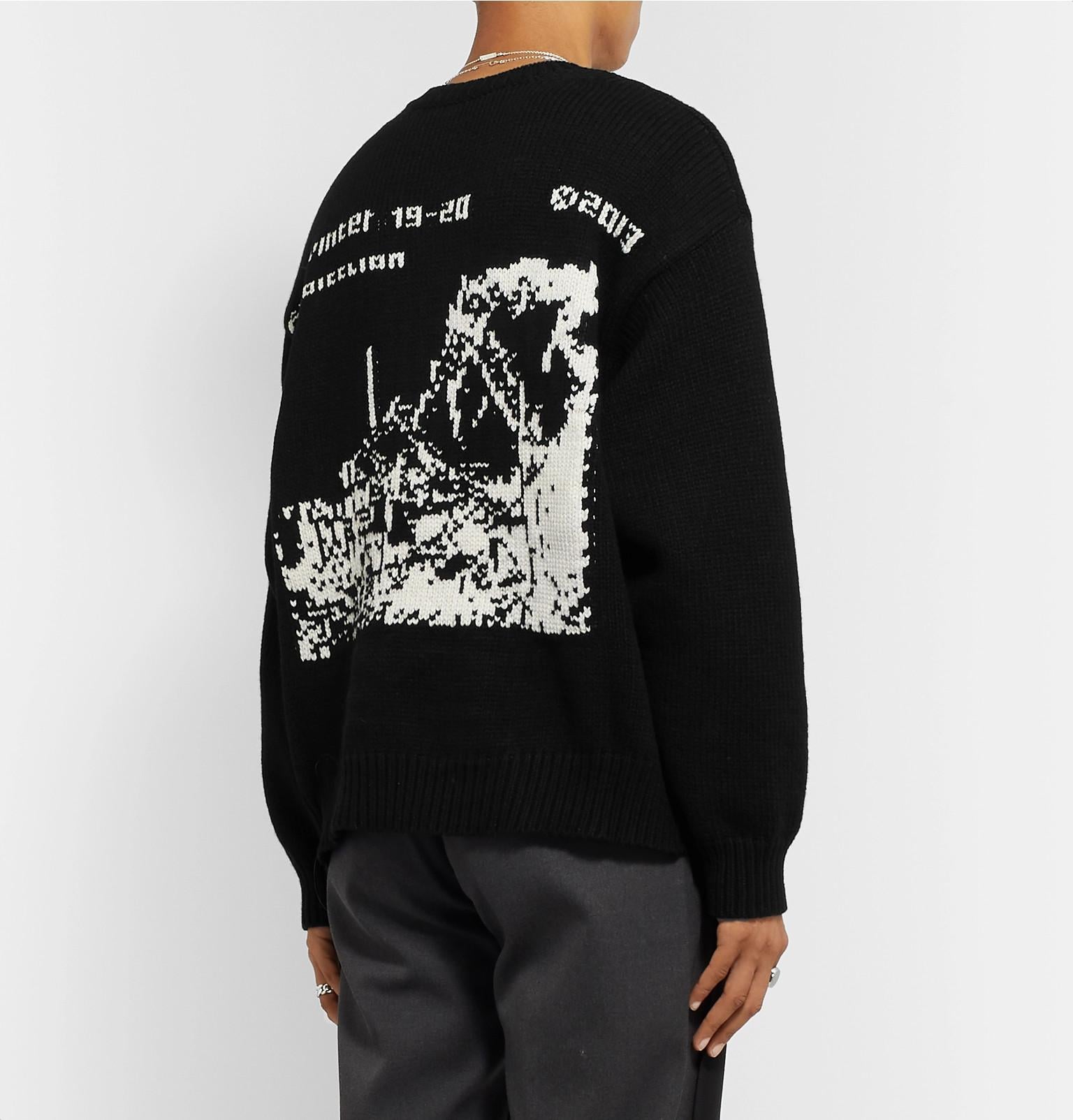Off-White / オフホワイト | Logo Intarsia Crewneck Jumper ニット | 36 | ホワイト/パープル | レディース Off-White - Off-White / オフホワイト | Logo Intarsia Crewneck