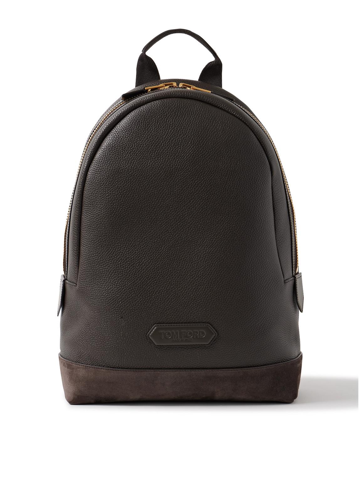 TOM FORD★関税込 スエードレザーバックパック・リュック Men's Designer Backpacks: Leather & Nylon Men's Backpacks