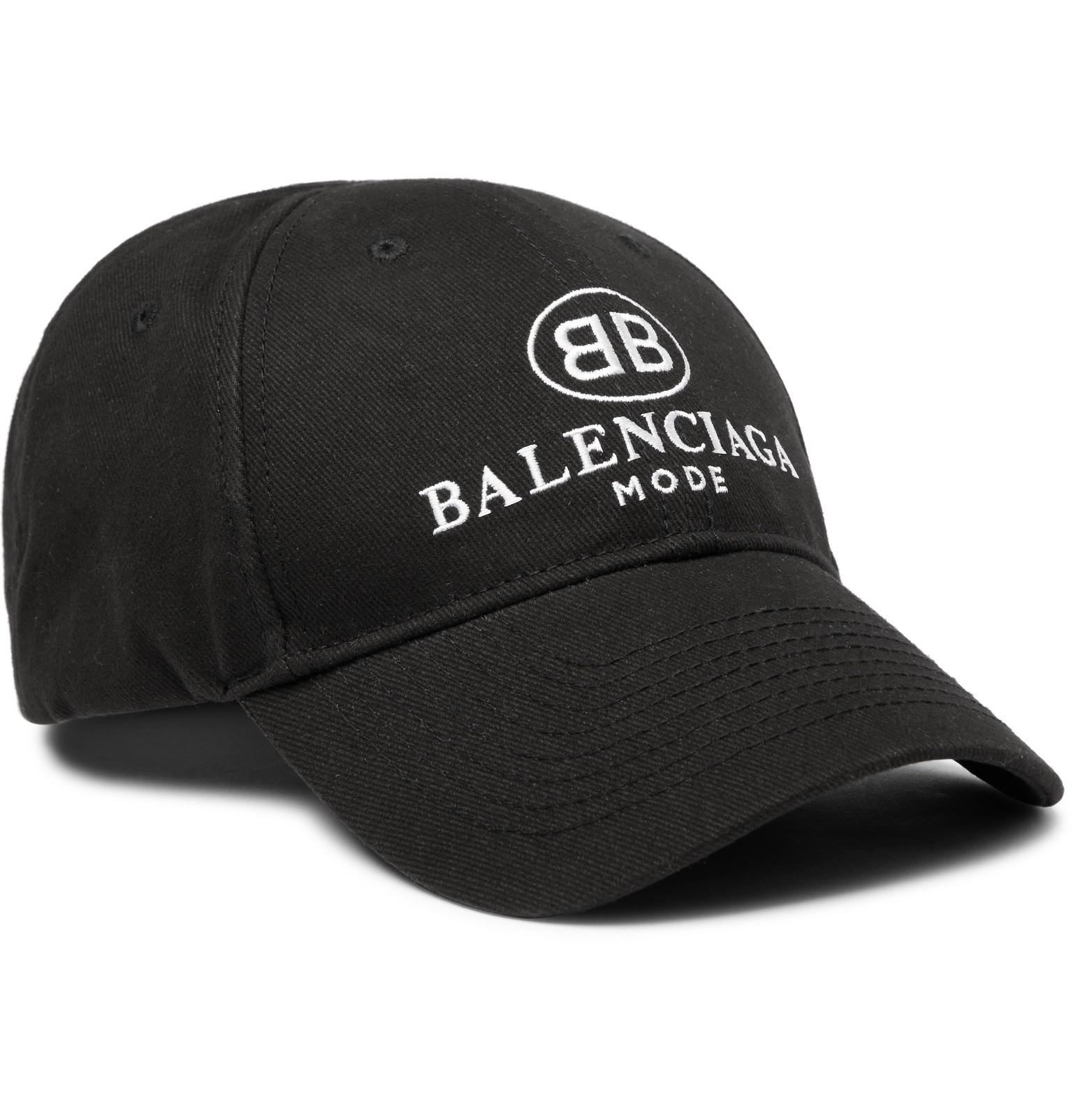 balenciaga mode hat black