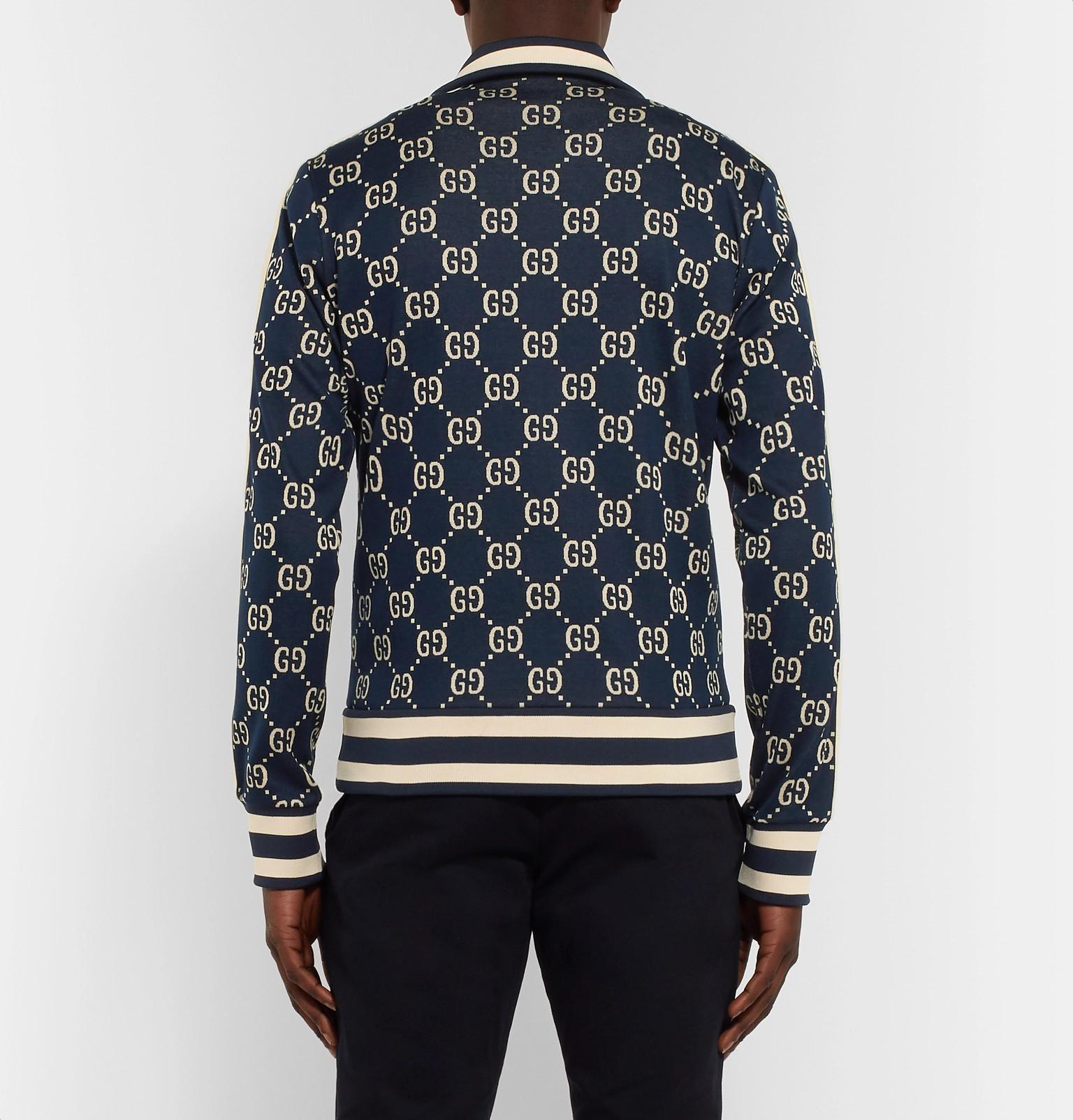 navy blue gucci jacket