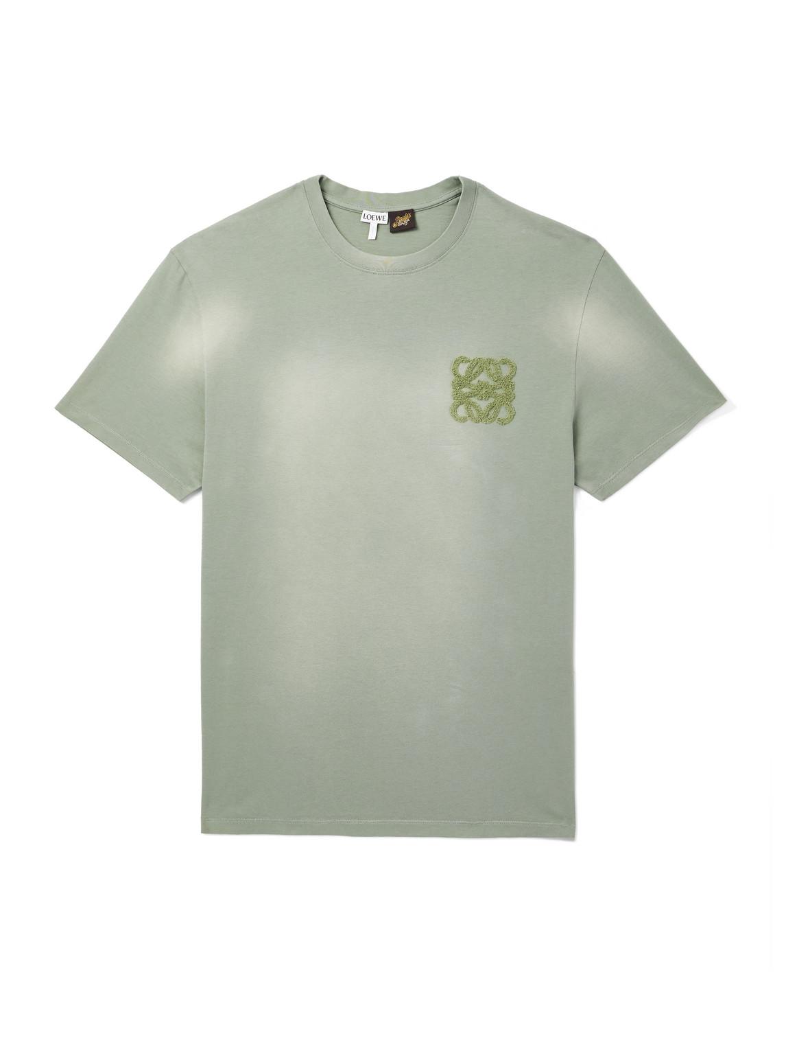 Loewe Paula's Ibiza Logo-Appliquéd Cotton-Jersey T-Shirt in