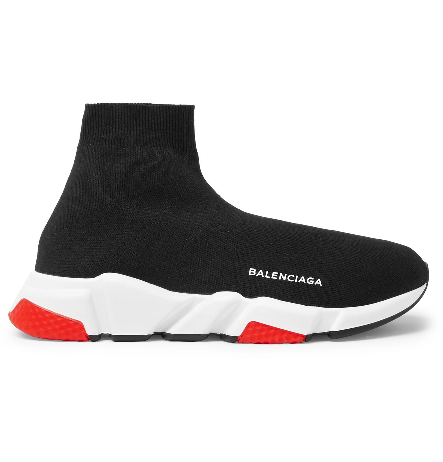 Balenciaga Speed Sneakers in Black for Men - Lyst