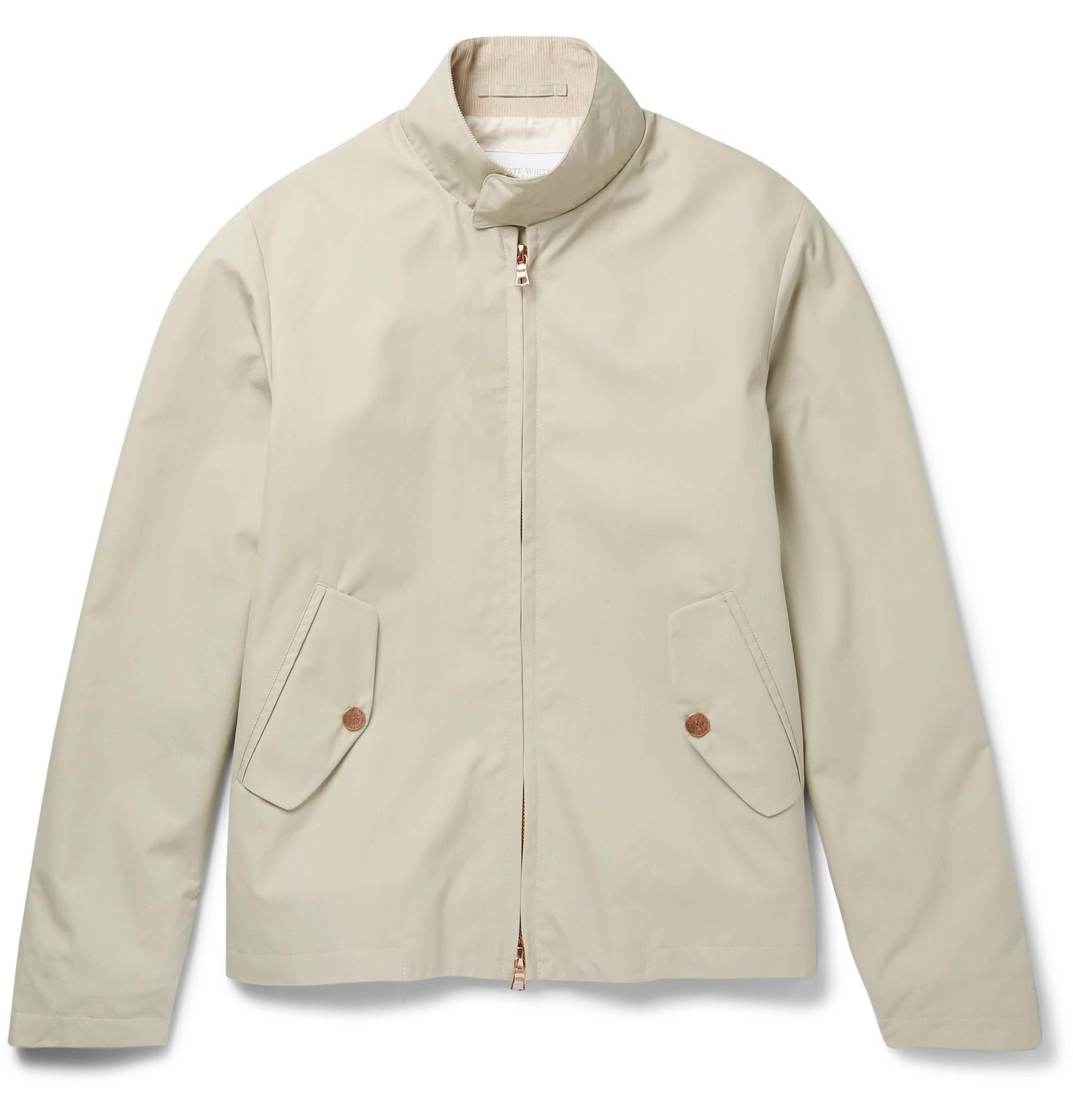 Private White V.c. Cotton-ventile Harrington Jacket in Beige (Natural) for  Men - Lyst