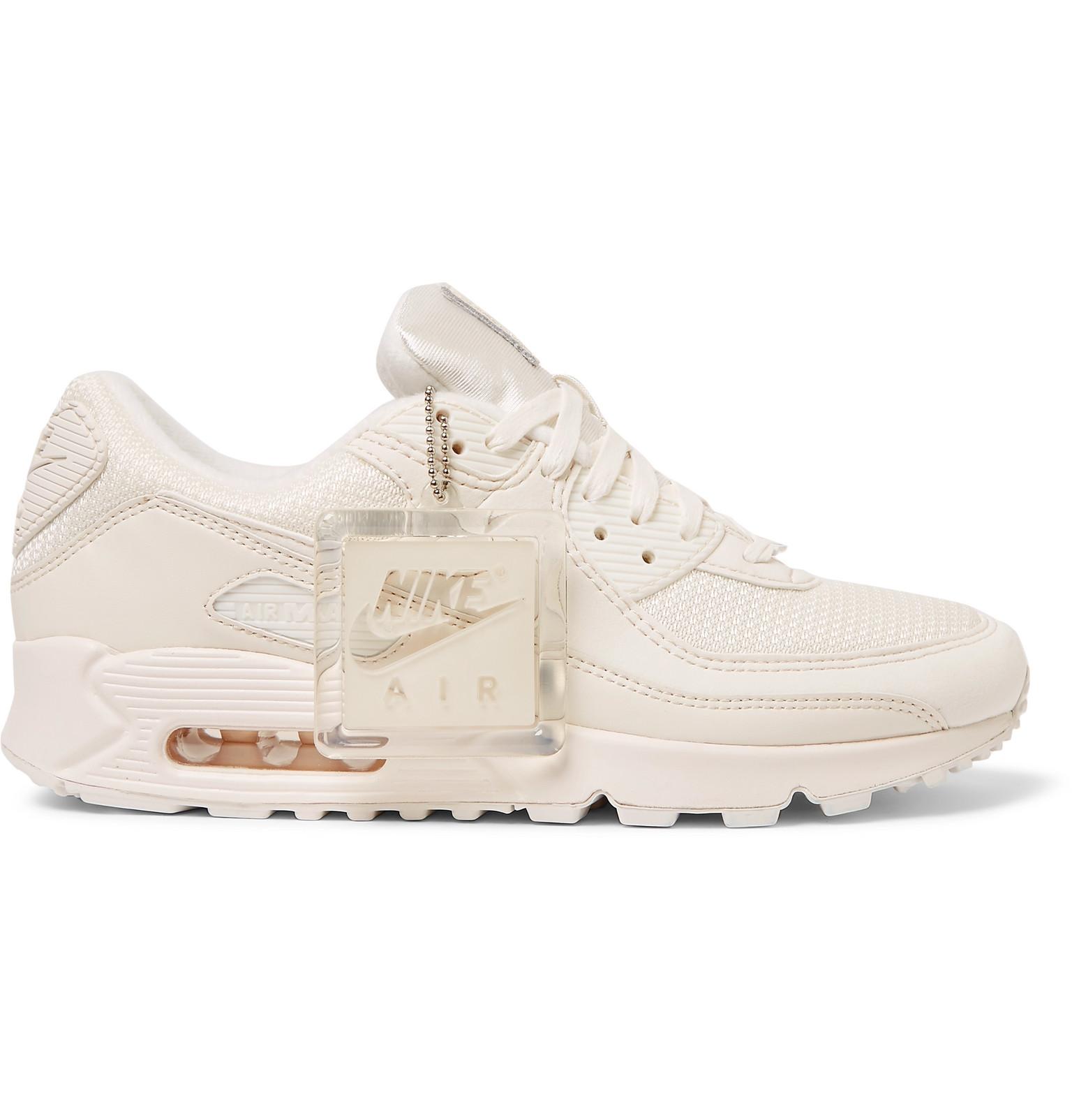 Nike Air Max 90 Cs Leather And Mesh Sneakers in White for Men | Lyst  Australia