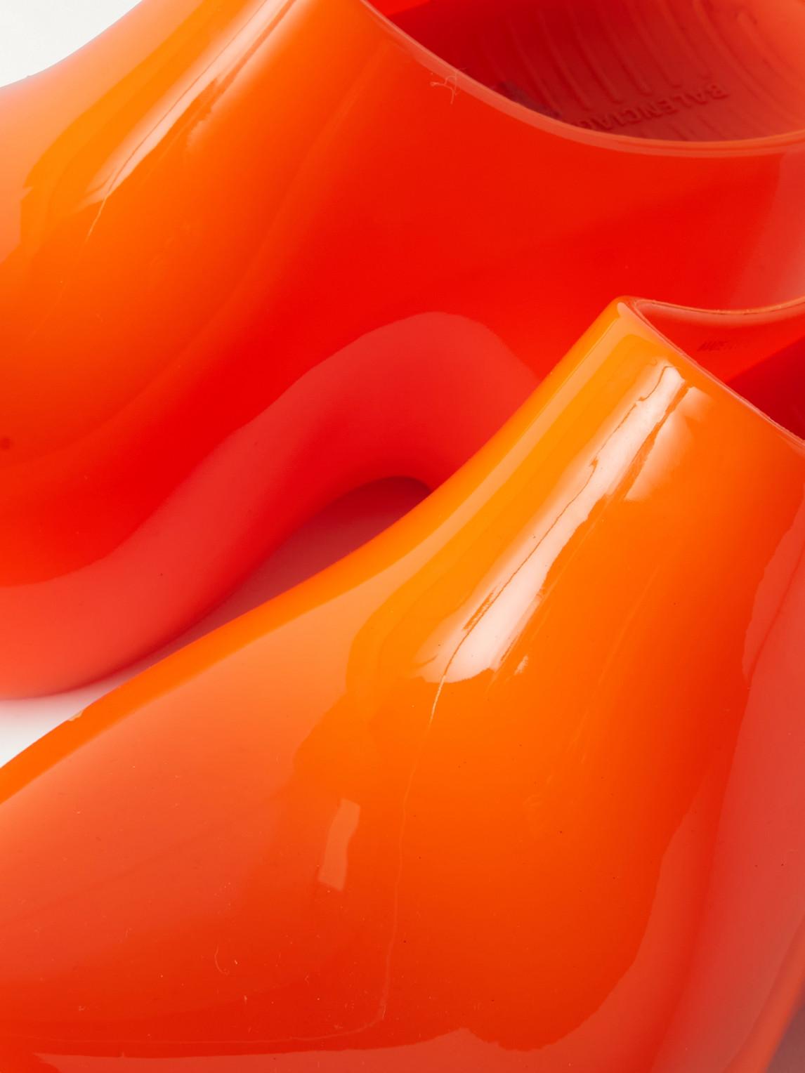Balenciaga Technoclog Rubber Clogs in Orange for Men | Lyst Canada