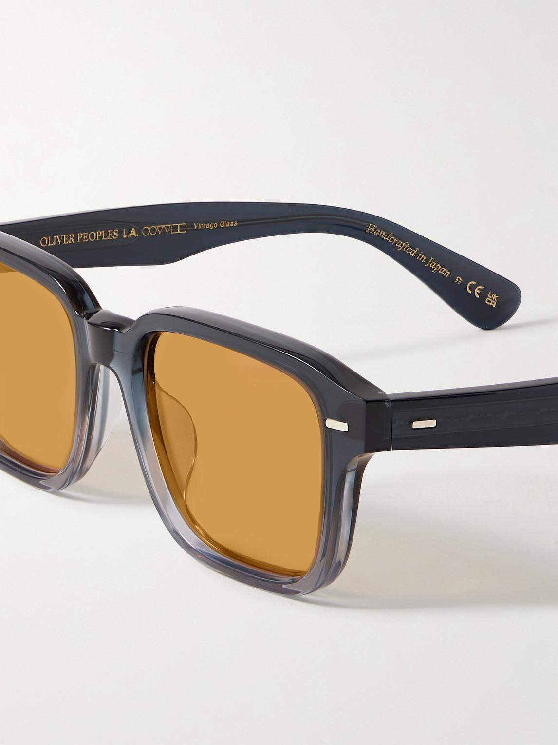 Oliver Peoples Errisson Square frame Two tone Acetate Sunglasses in Black for Men Lyst UK
