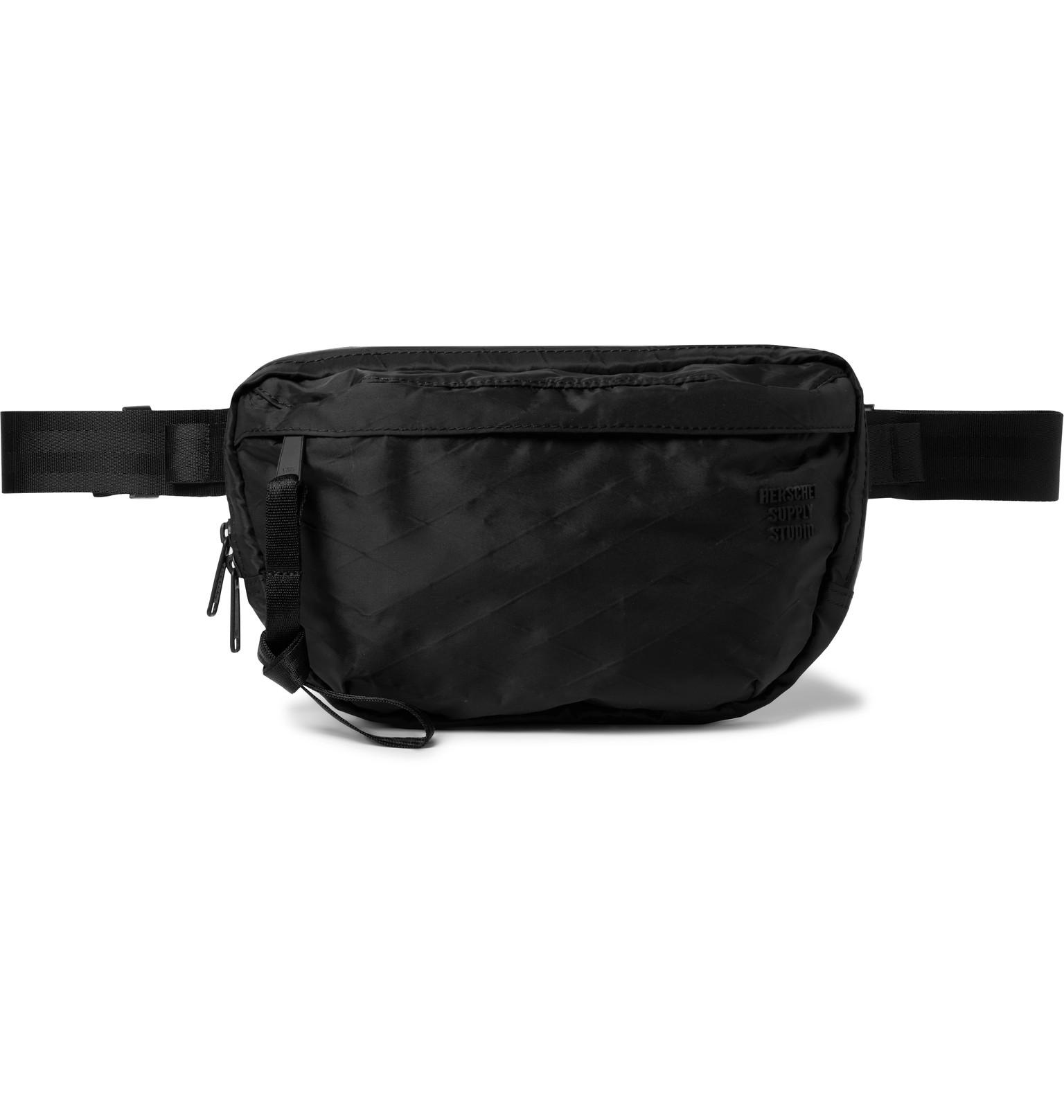 Herschel Supply Co. Studio Nineteen Sailcloth Belt Bag in Black for Men ...