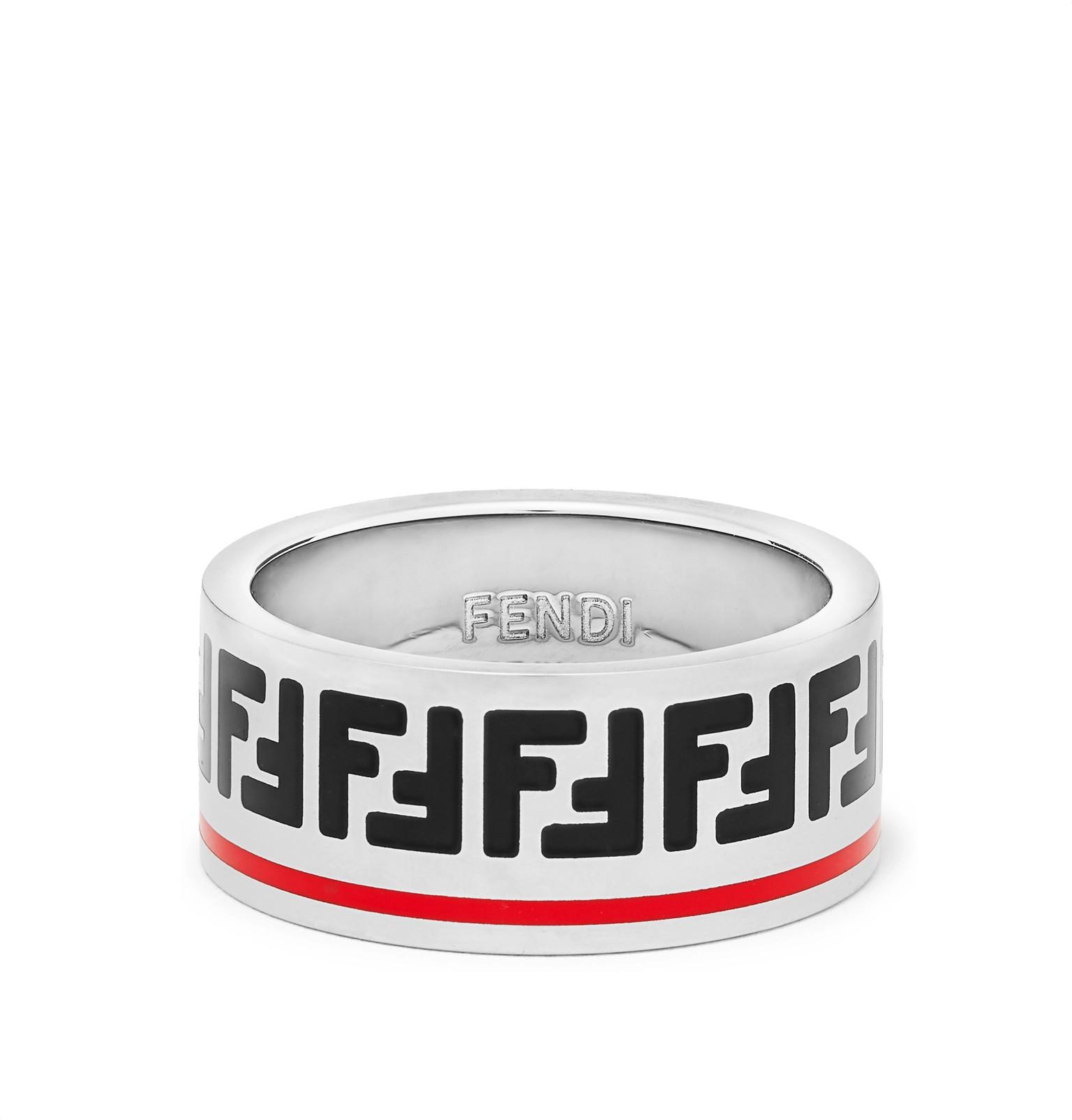 fendi silver ring