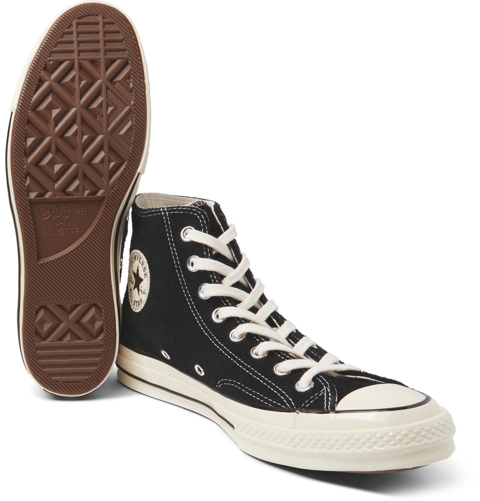 Converse 1970s Chuck Taylor Suede High-Top Sneakers in Black for Men - Lyst