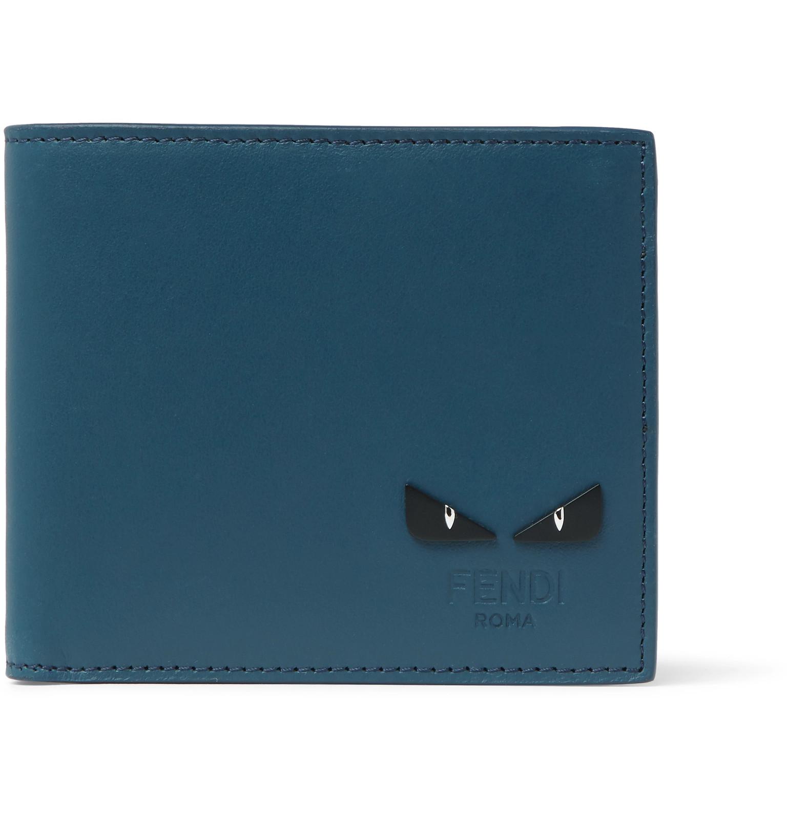 Fendi Leather I See You Bifold Wallet 