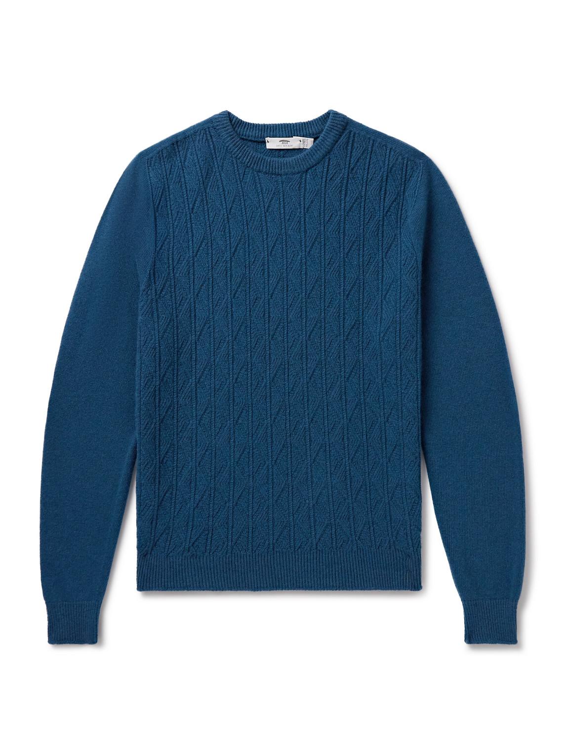 アイルランド製 inis meain ZIPケーブルニット ネイビー 美品 Inis Meáin Knitwear for Men | Online Sale up to 60% off | Lyst
