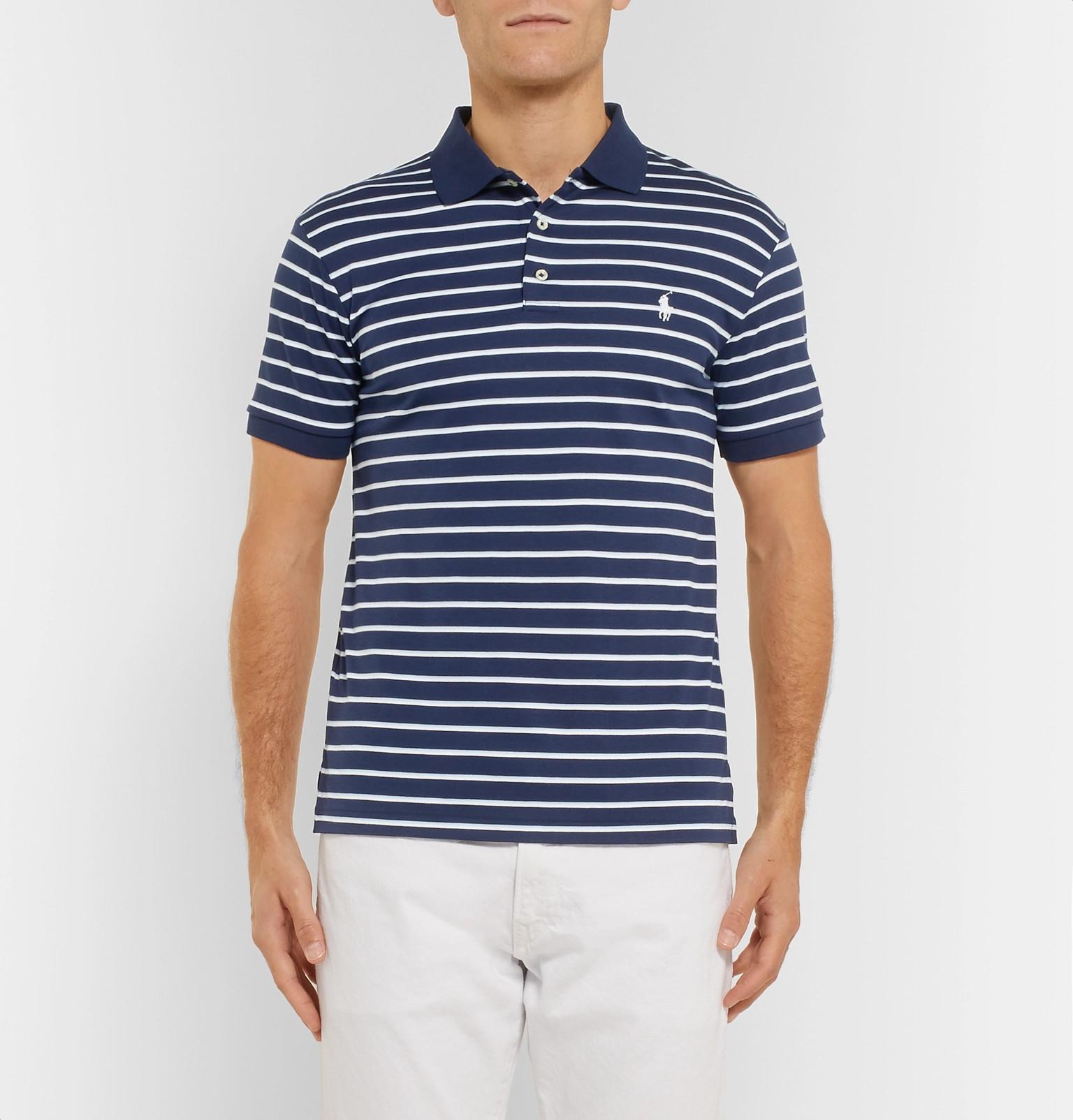 navy cotton polo shirts