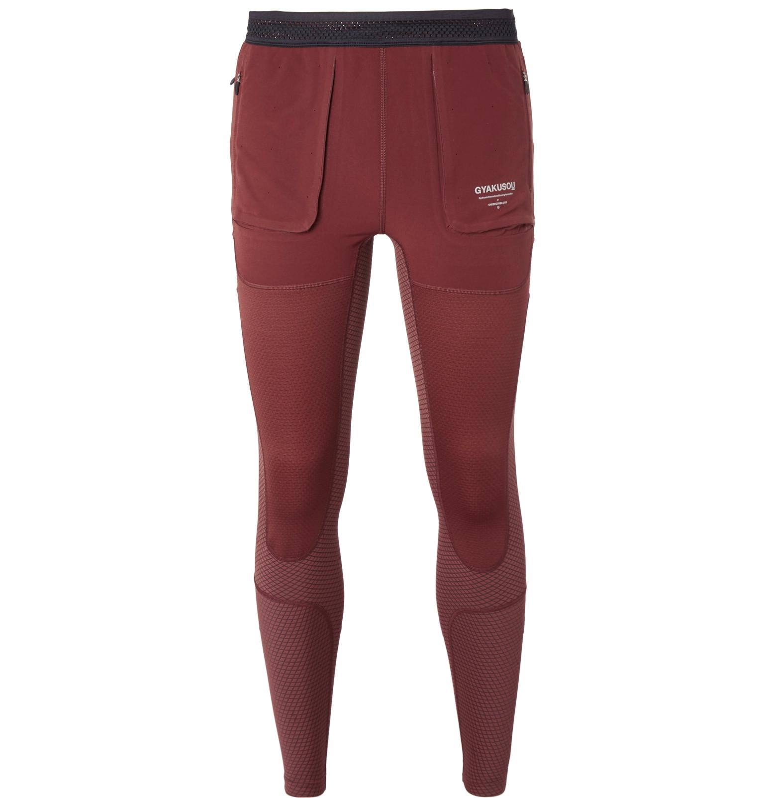 Nike Synthetic Nikelab Gyakusou Compression Running Tights in Burgundy  (Red) for Men | Lyst