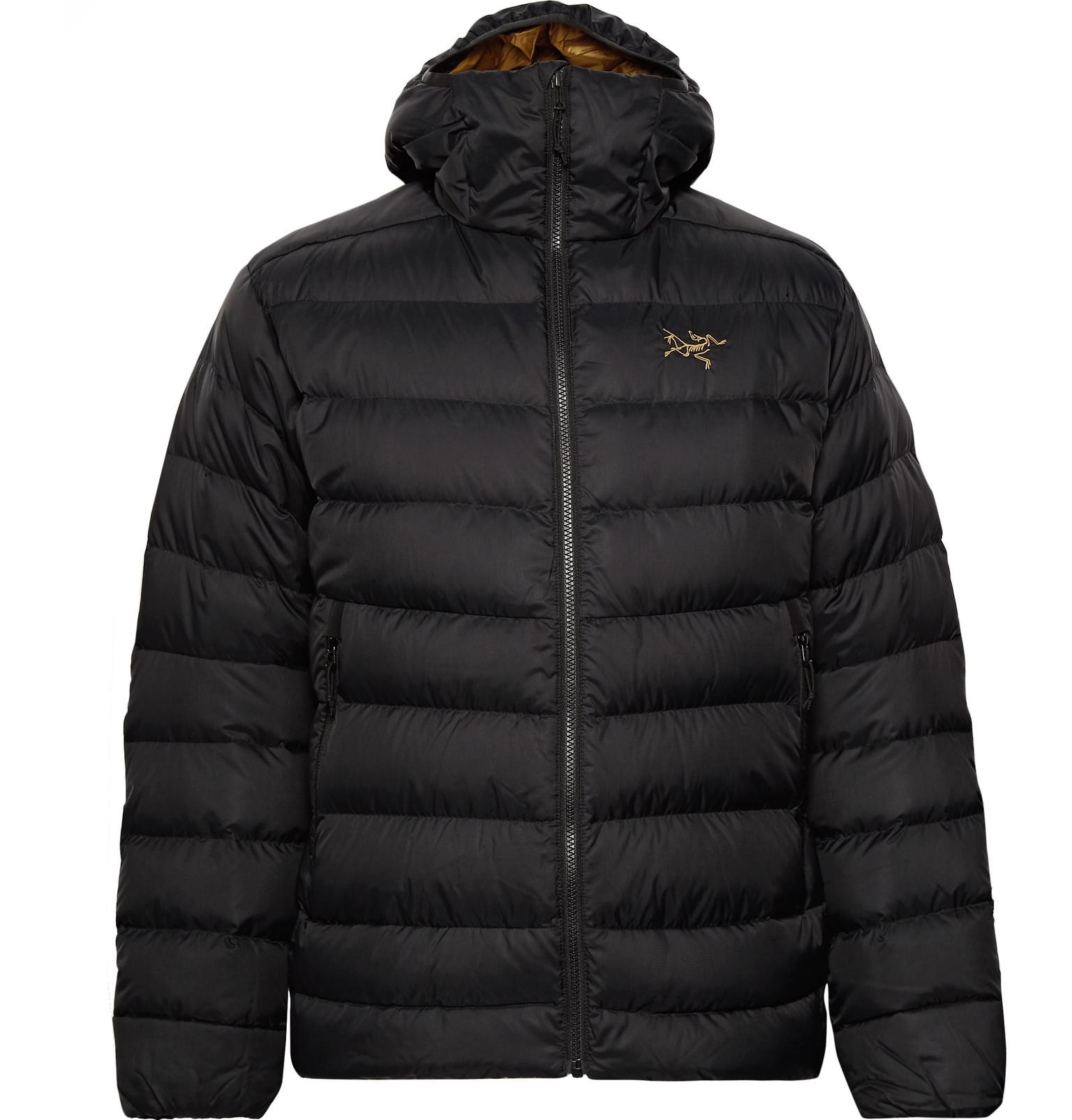 Arc'teryx Synthetic Thorium Ar Quilted Nylon Down Jacket in Black for ...