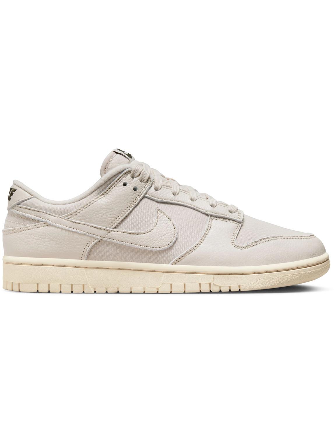 Nike Dunk Low Retro Prm Nbhd Leather-trimmed Canvas Sneakers in White for  Men | Lyst