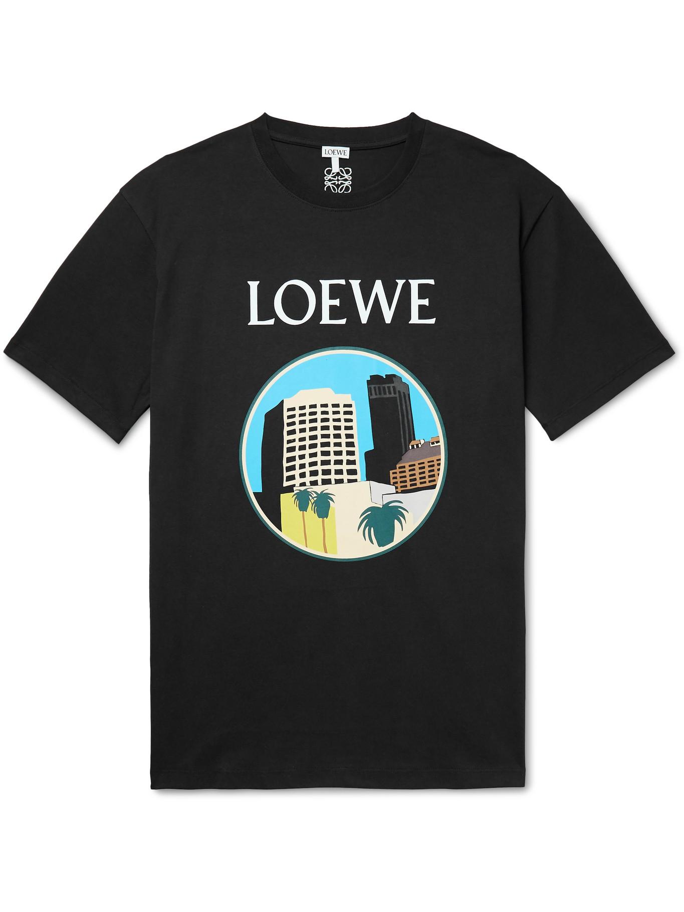 Loewe Ken Price L.a. Series Printed Cotton-jersey T-shirt in Black for Men  | Lyst