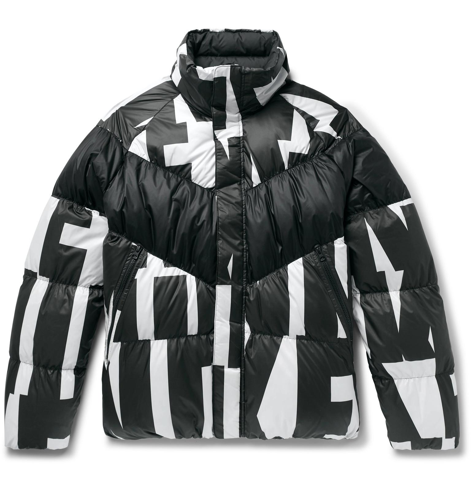 nike down fill all over print jacket