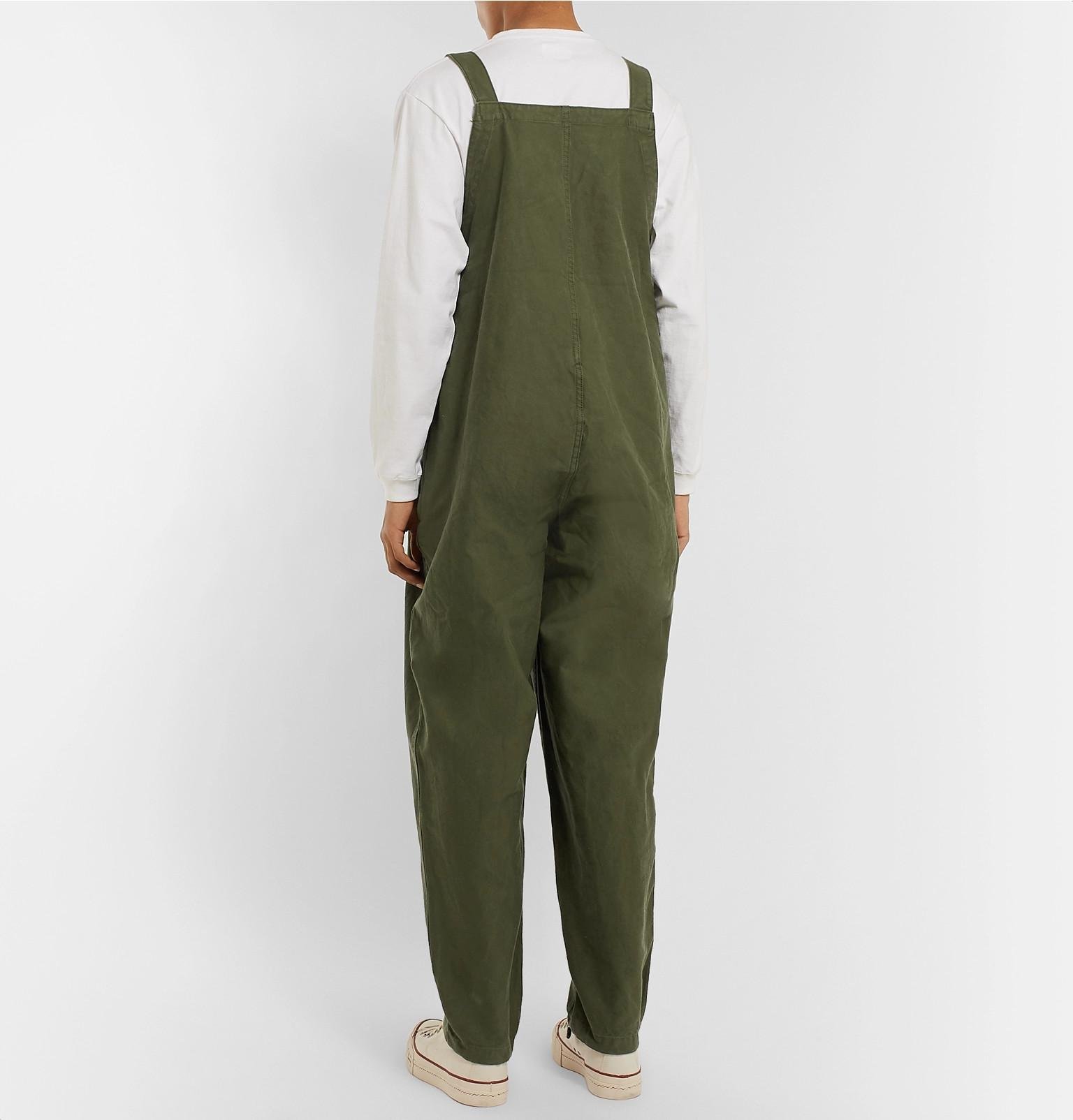 Beams Plus Cottoncanvas Bib Overalls in Green for Men Lyst