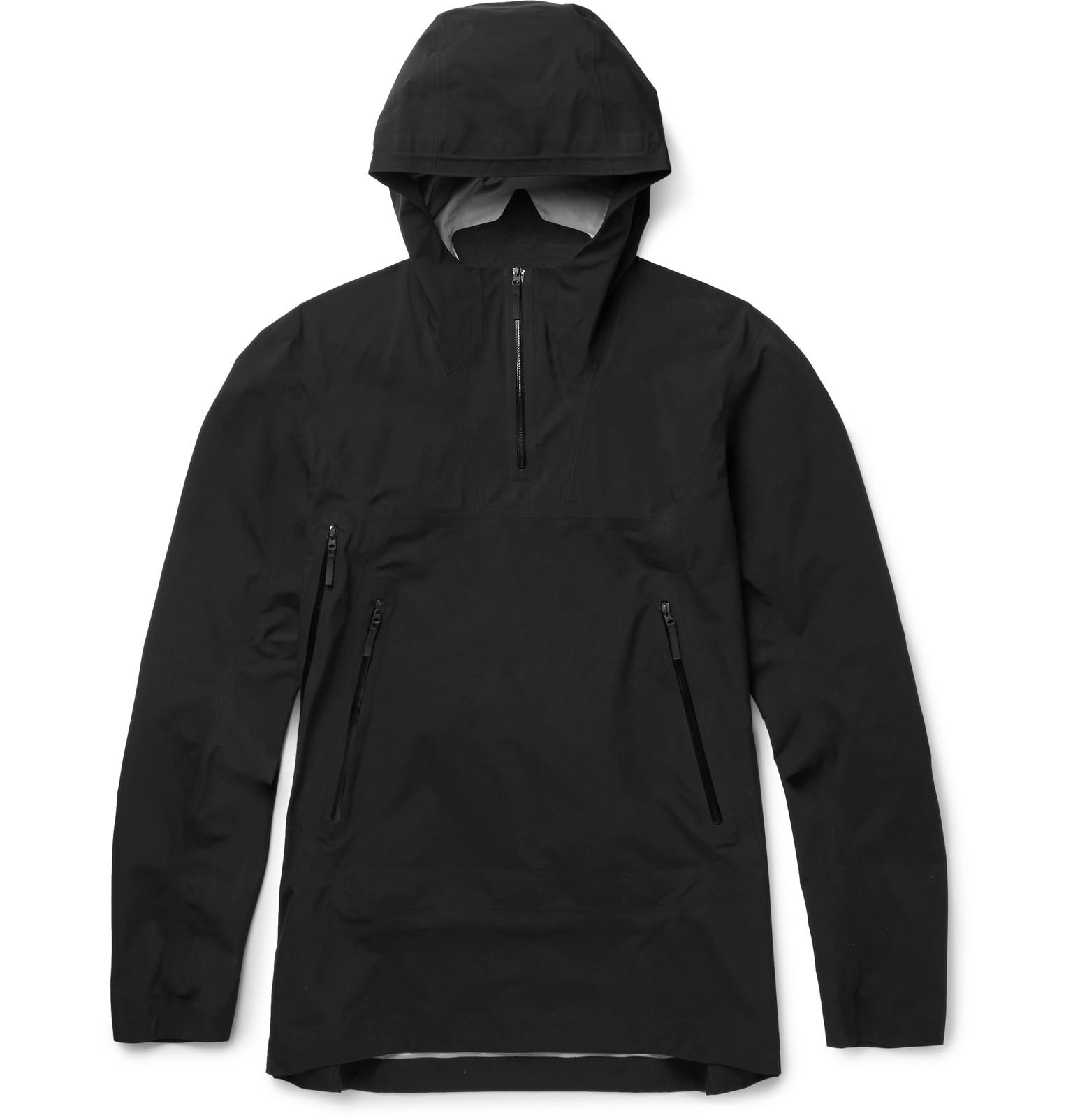 Download Arc'teryx Synthetic Conduct Shell Half-zip Jacket in Black ...