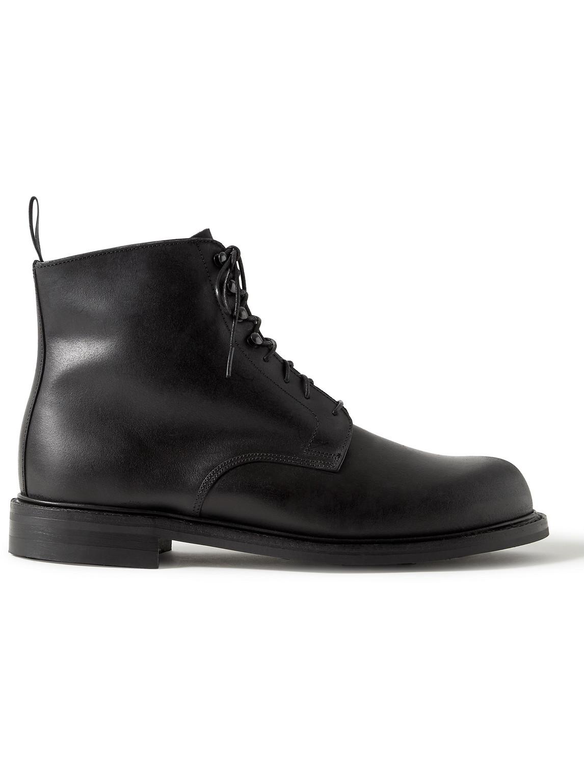 George Cleverley Taron 2 Leather Boots in Black for Men | Lyst