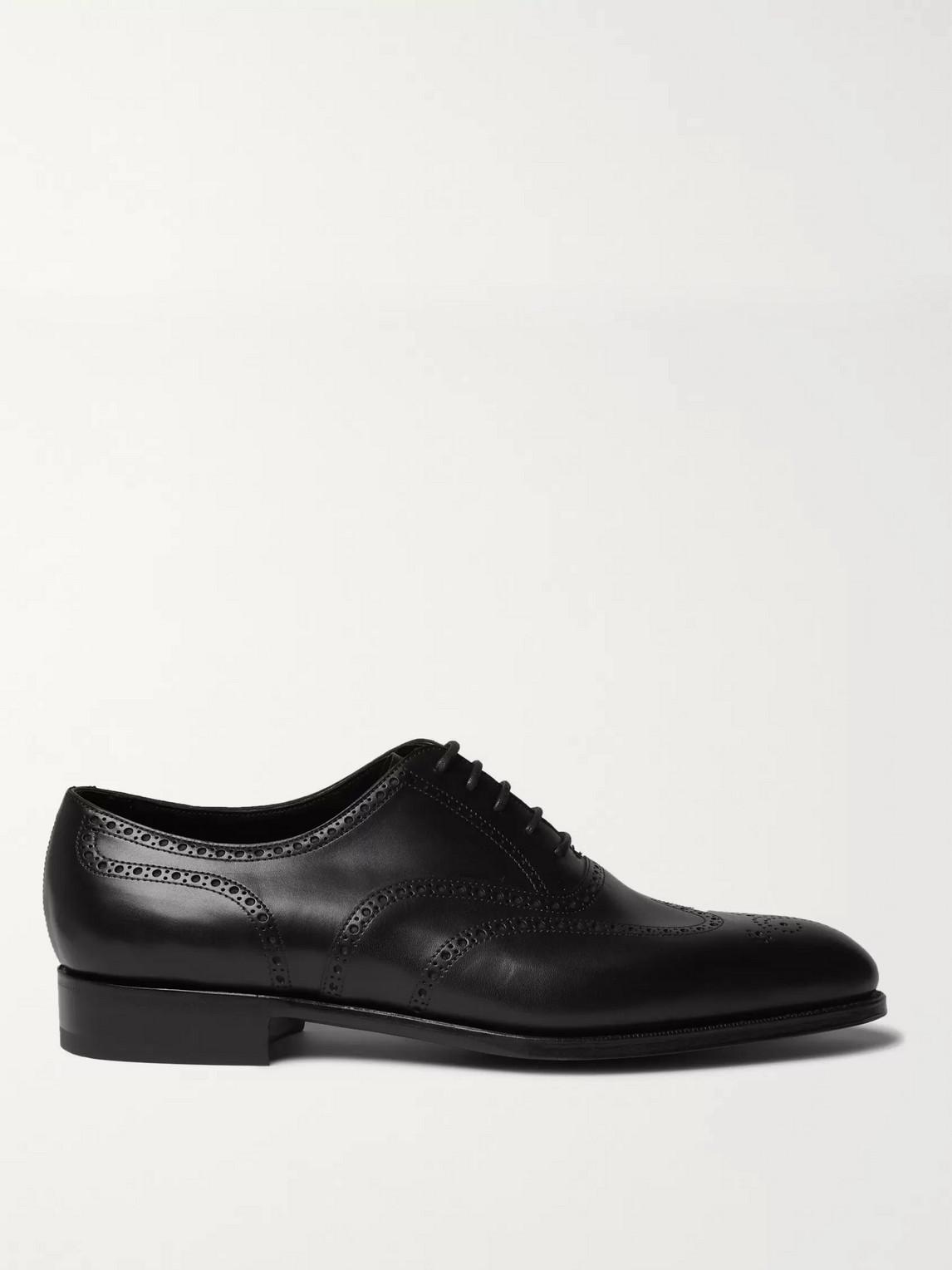 Mens Shoes Lace-ups Brogues Save 66% Edward Green Inverness Leather Wingtip Brogues in Black for Men 