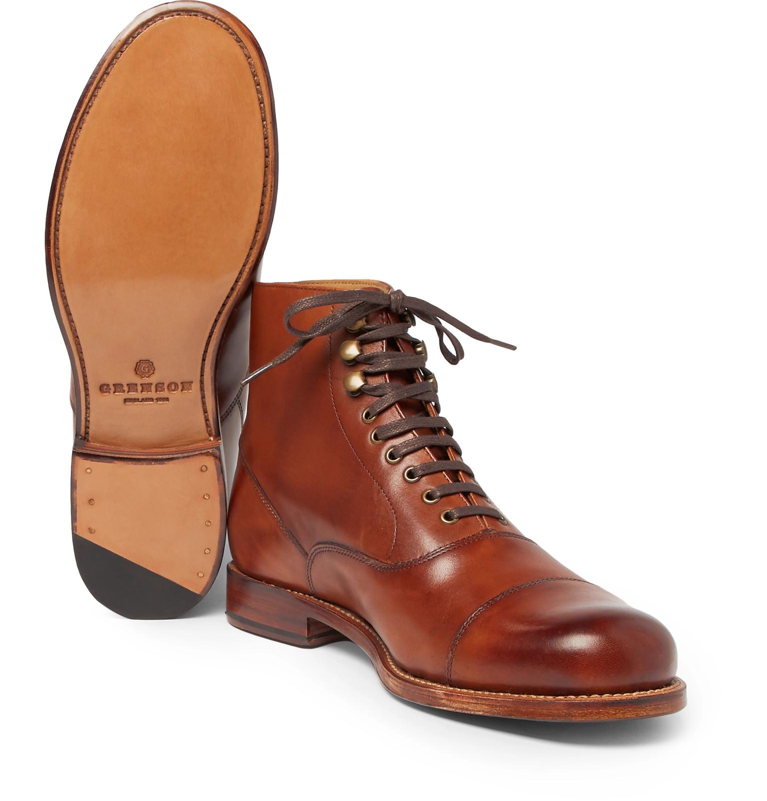 grenson leander tan