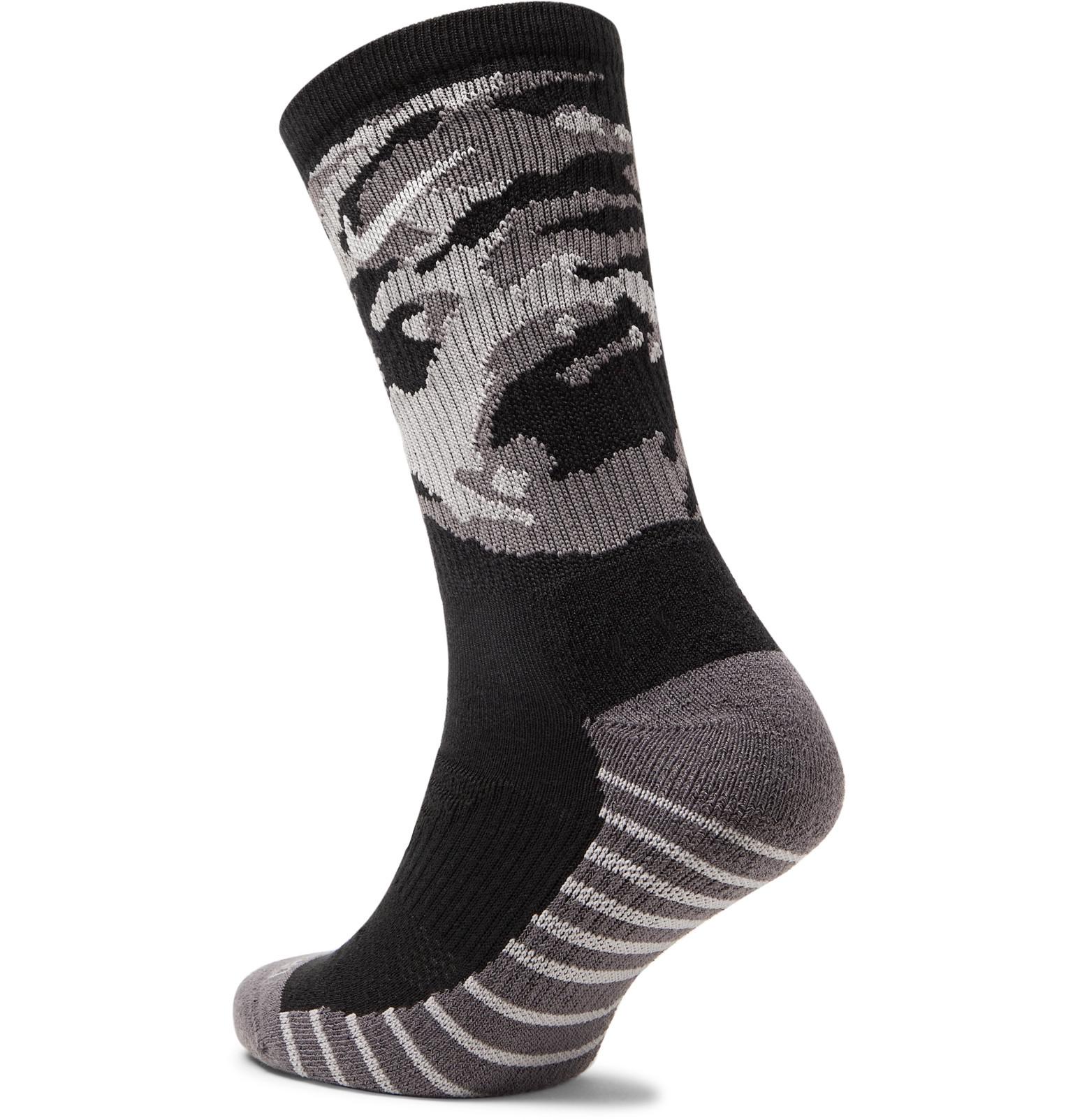 academisch Maar draadloos Nike Three-pack Everyday Cushioned Camouflage Dri-fit Socks in Black for  Men | Lyst Canada