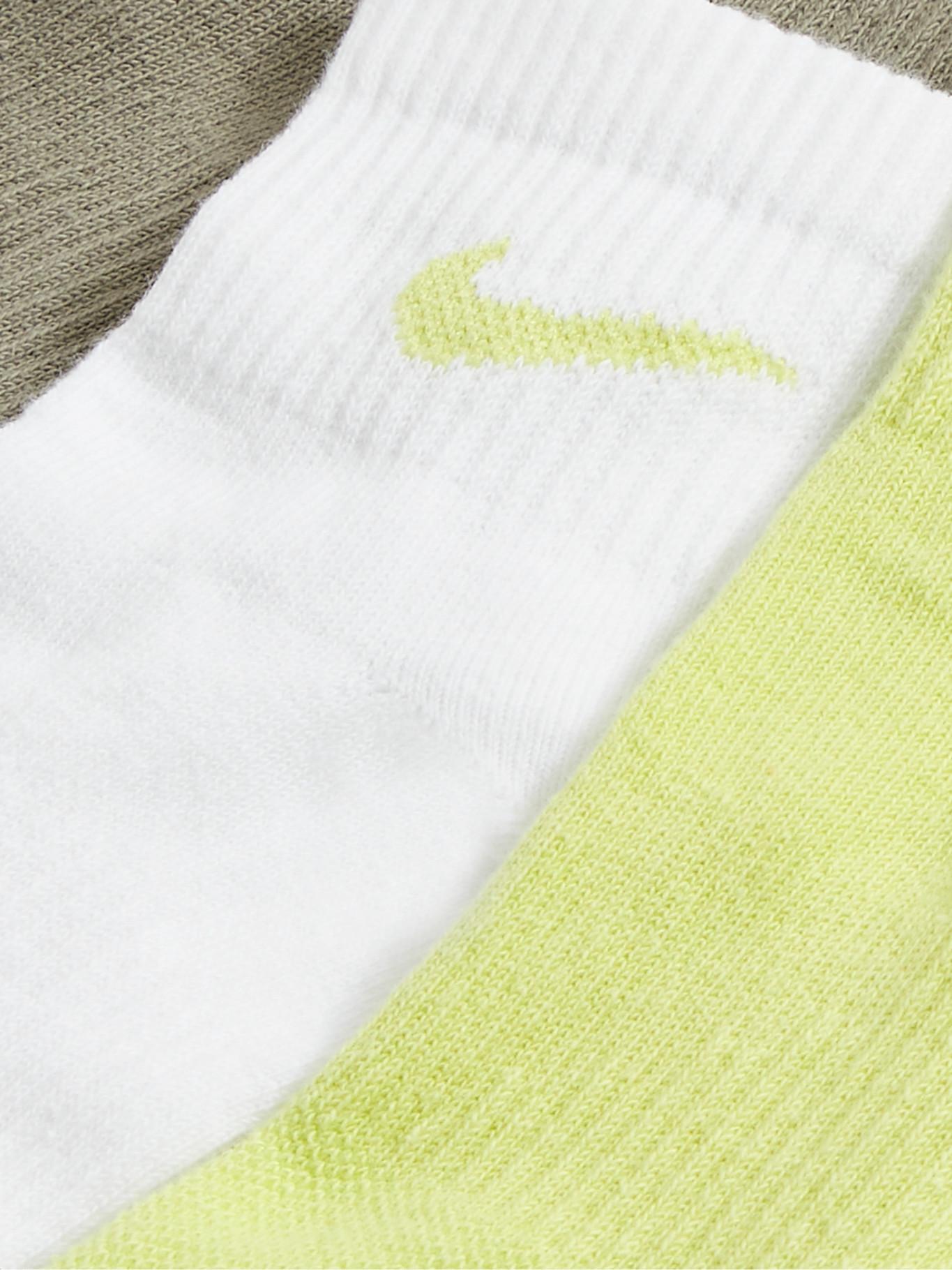 Nike Three Pack Everyday Plus Cushioned Dri Fit Cotton Blend Socks For Men Lyst Nike Three Pack Everyday Plus Cushioned Dri Fit Cotton Blend Socks For Men Lyst