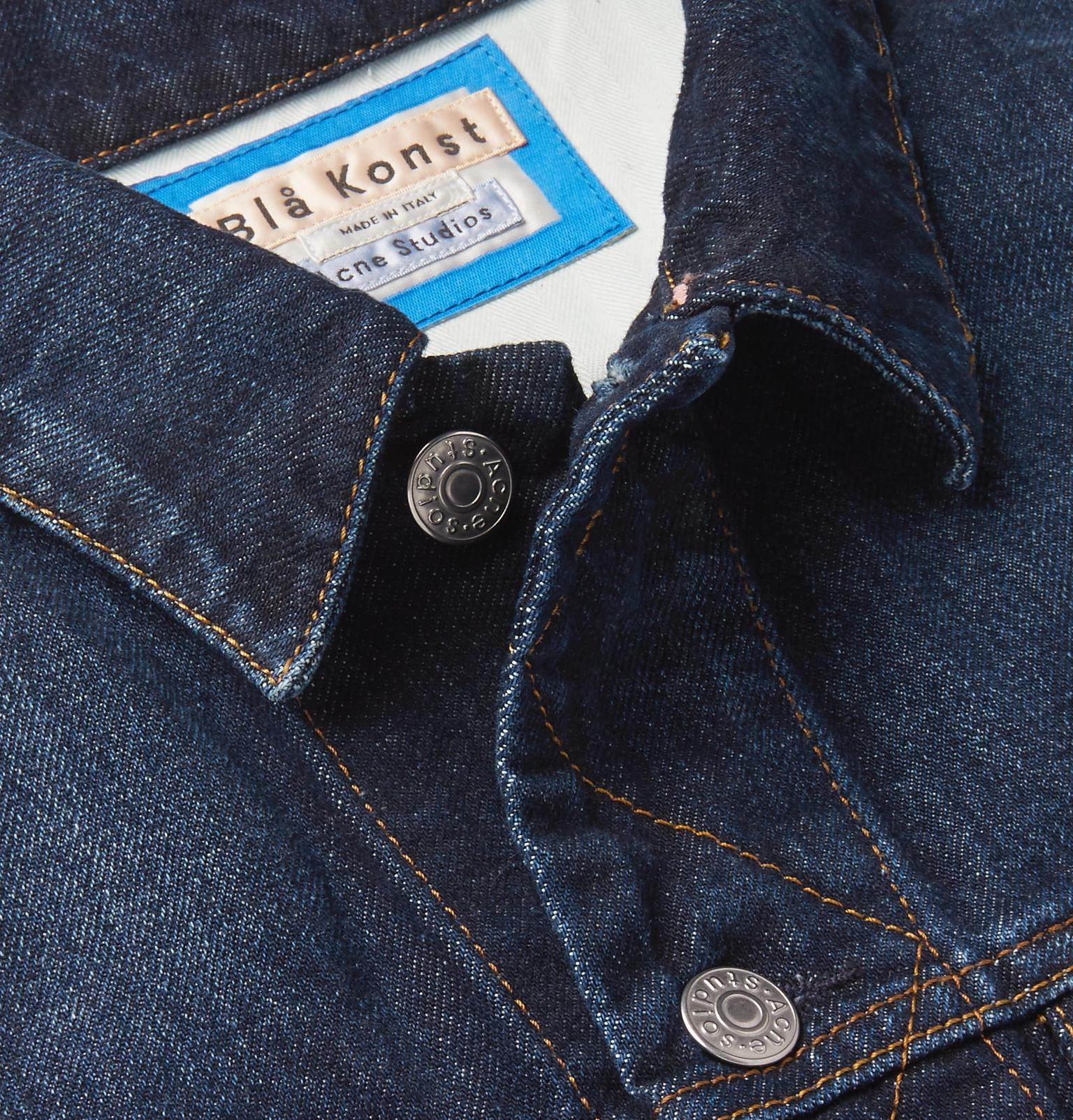 acne tent denim jacket