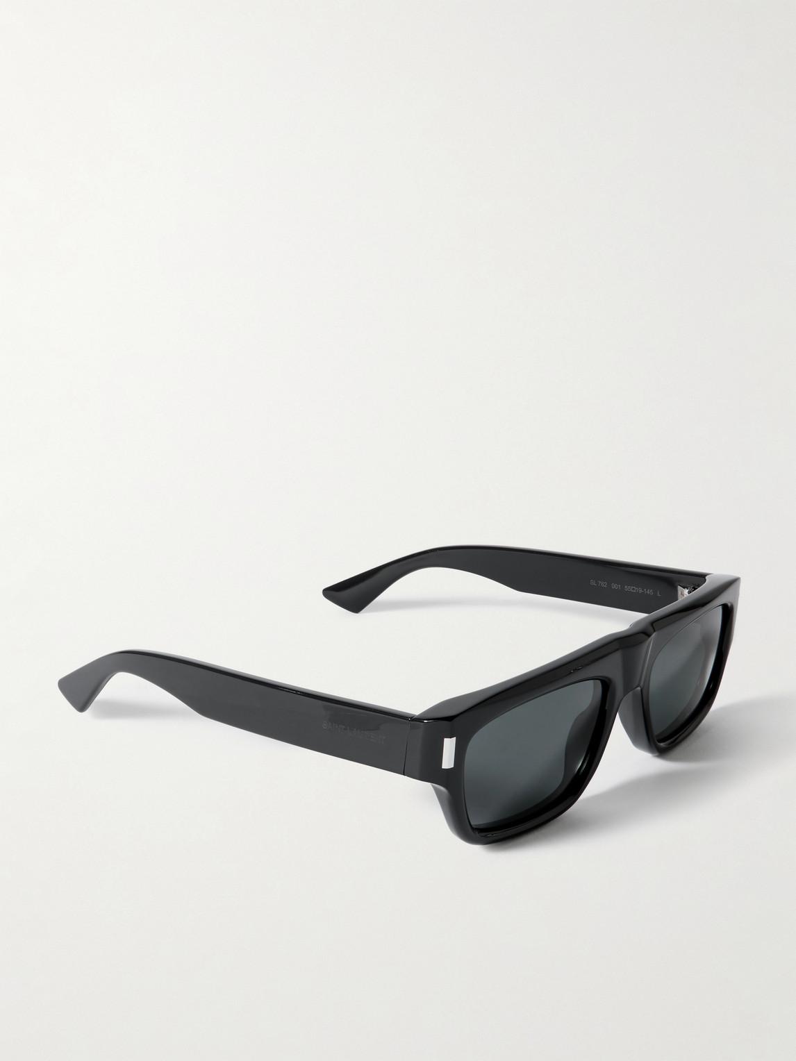 Saint Laurent D-Frame Recycled-Acetate Sunglasses in Black for Men