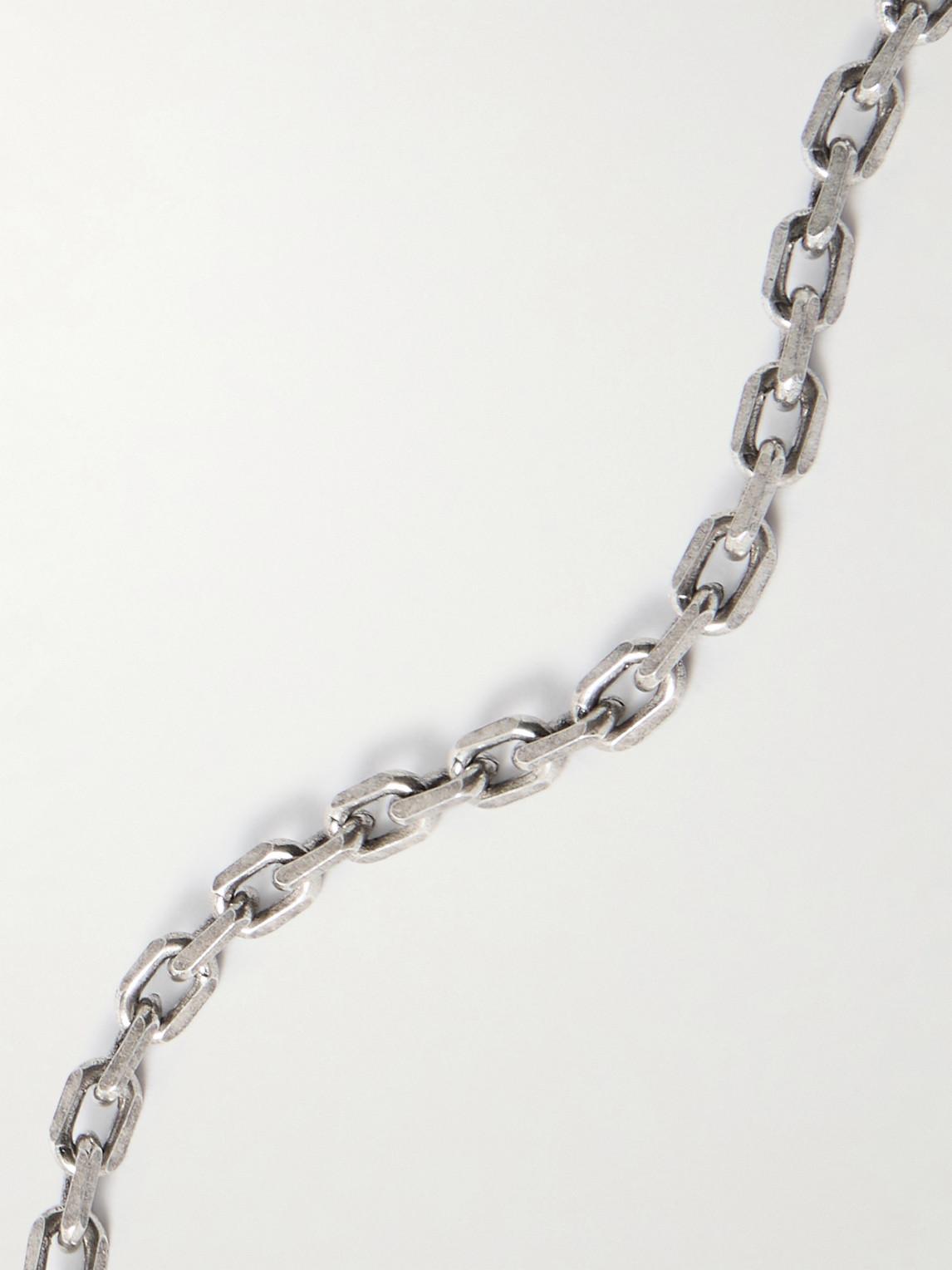 Saint Laurent Burnished-Tone Chain Necklace in Natural for Men