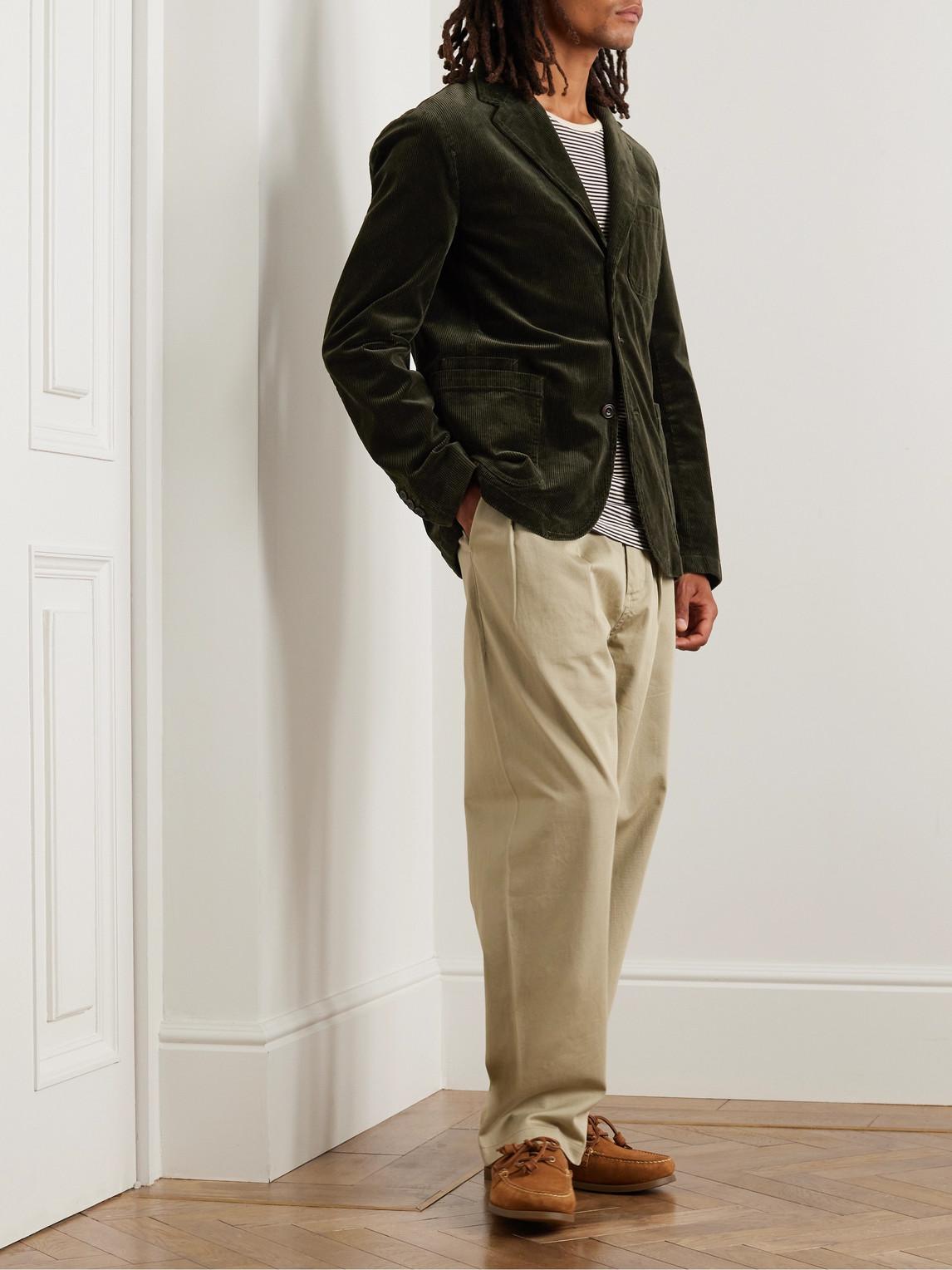 Polo Ralph Lauren Jeremy Cotton blend Corduroy Blazer in Green for Men Lyst UK