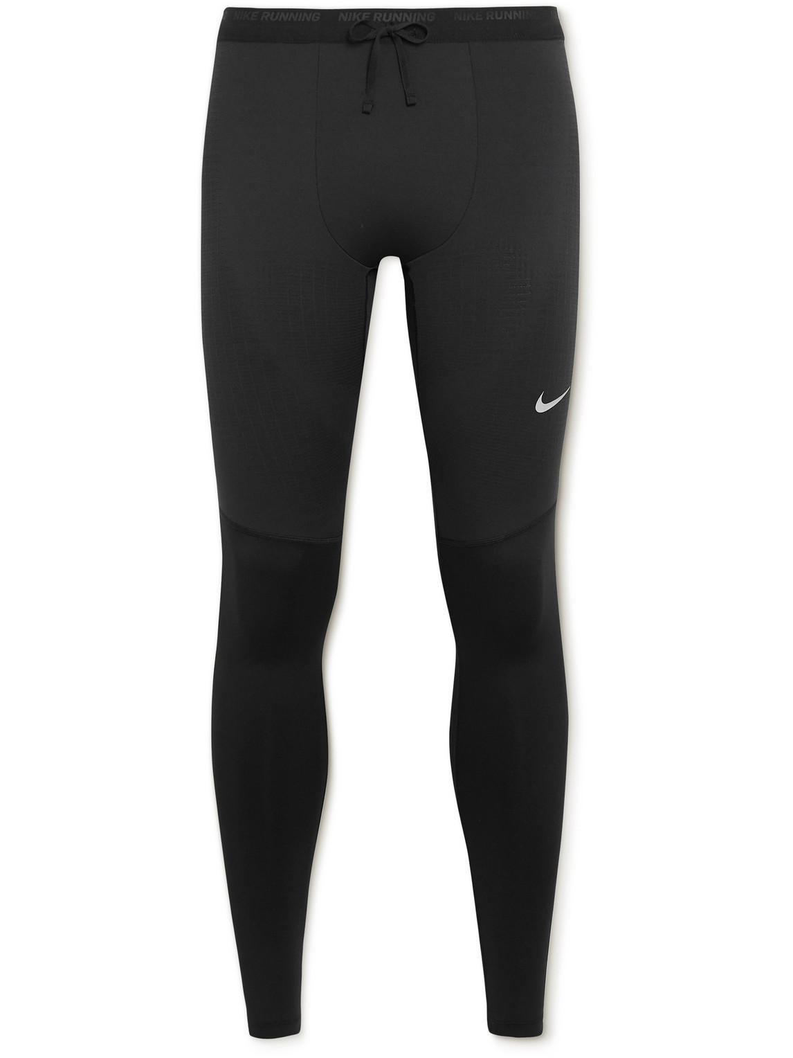 Nike Synthetic Phenom Elite Stretch-jersey Tights in Black for Men - Lyst