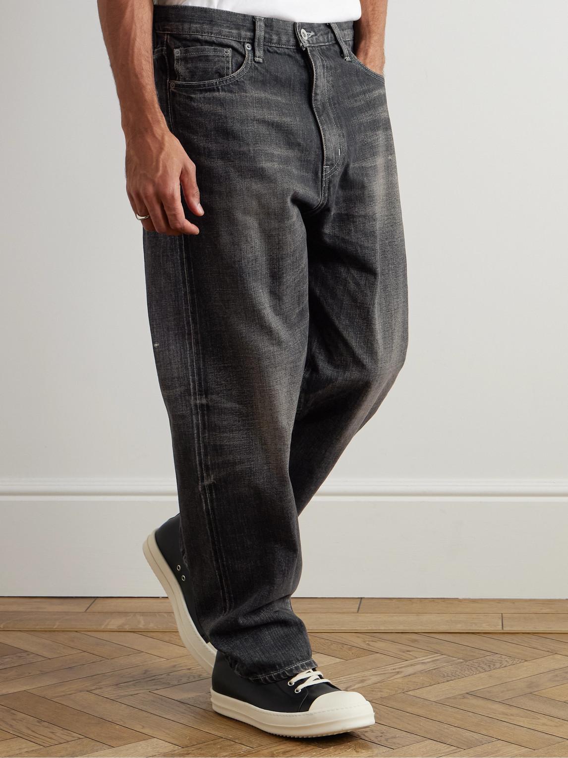 Neighborhood Dp Basic Straight-Leg Selvedge Jeans in Grey for Men