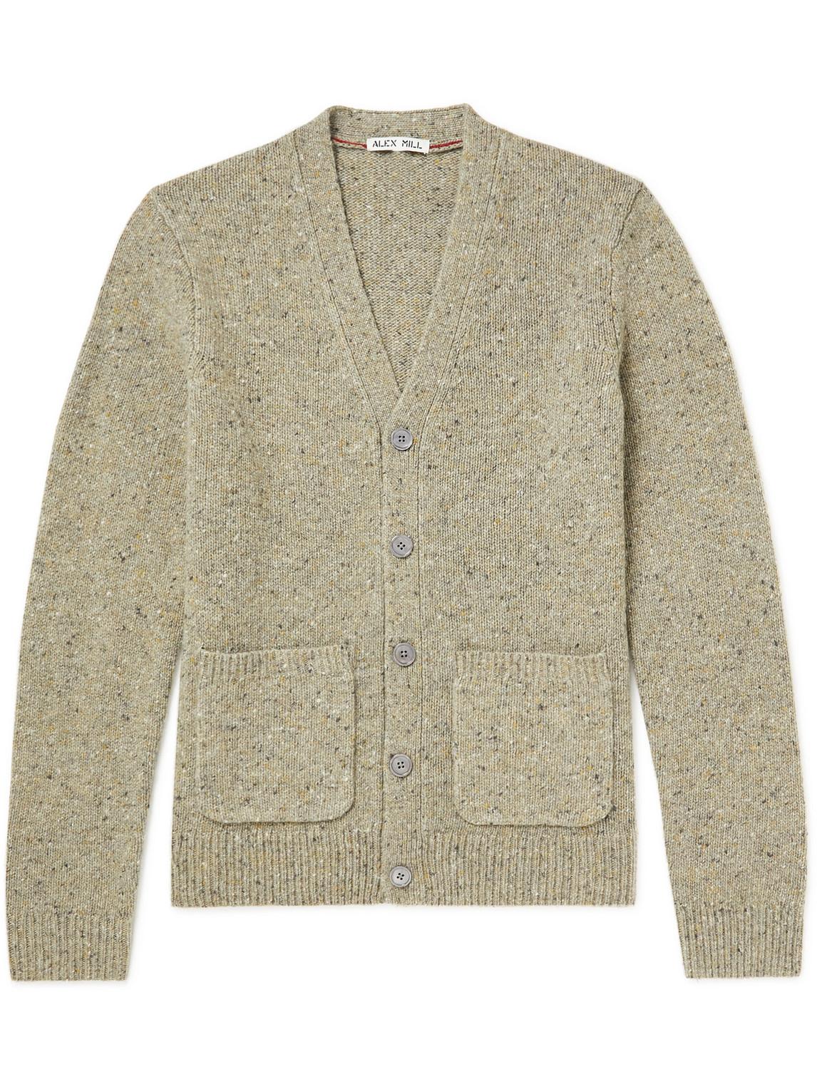 Alex Mill Donegal Merino Wool-blend Cardigan in Natural for Men | Lyst