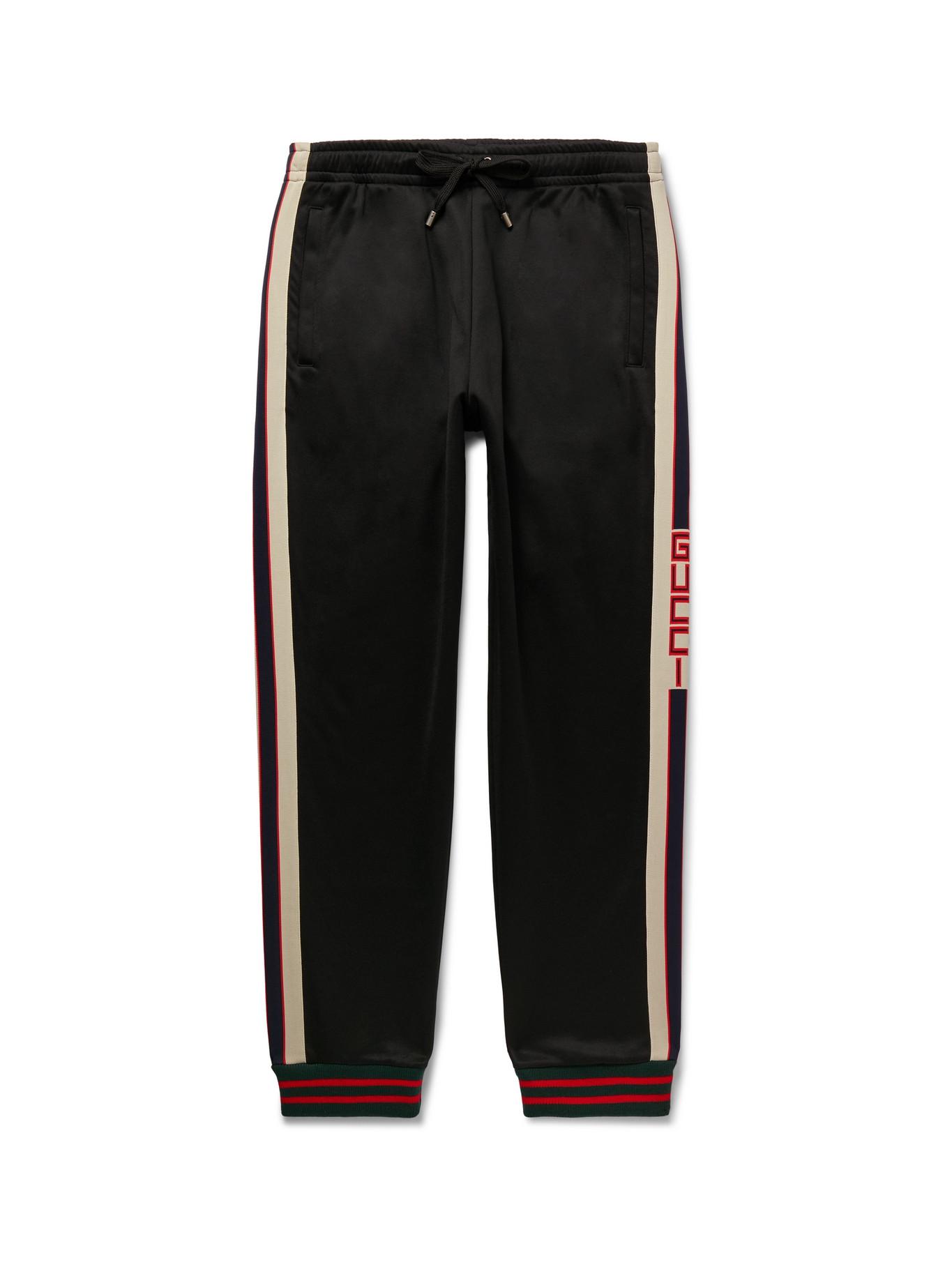 gucci technical track pants
