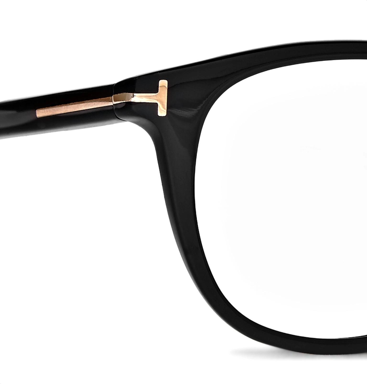 Tom Ford Round-frame Acetate Optical Glasses in Black for Men | Lyst