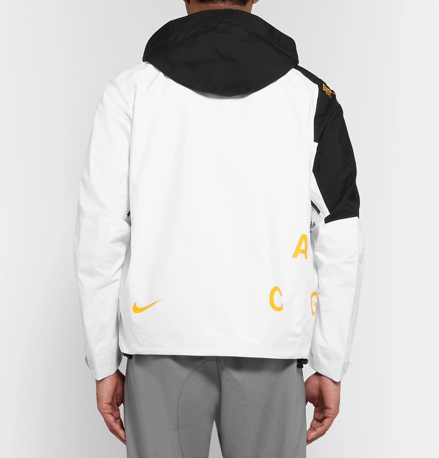 Nike Lab Acg Deploy Gore-tex Jacket in White for Men - Lyst