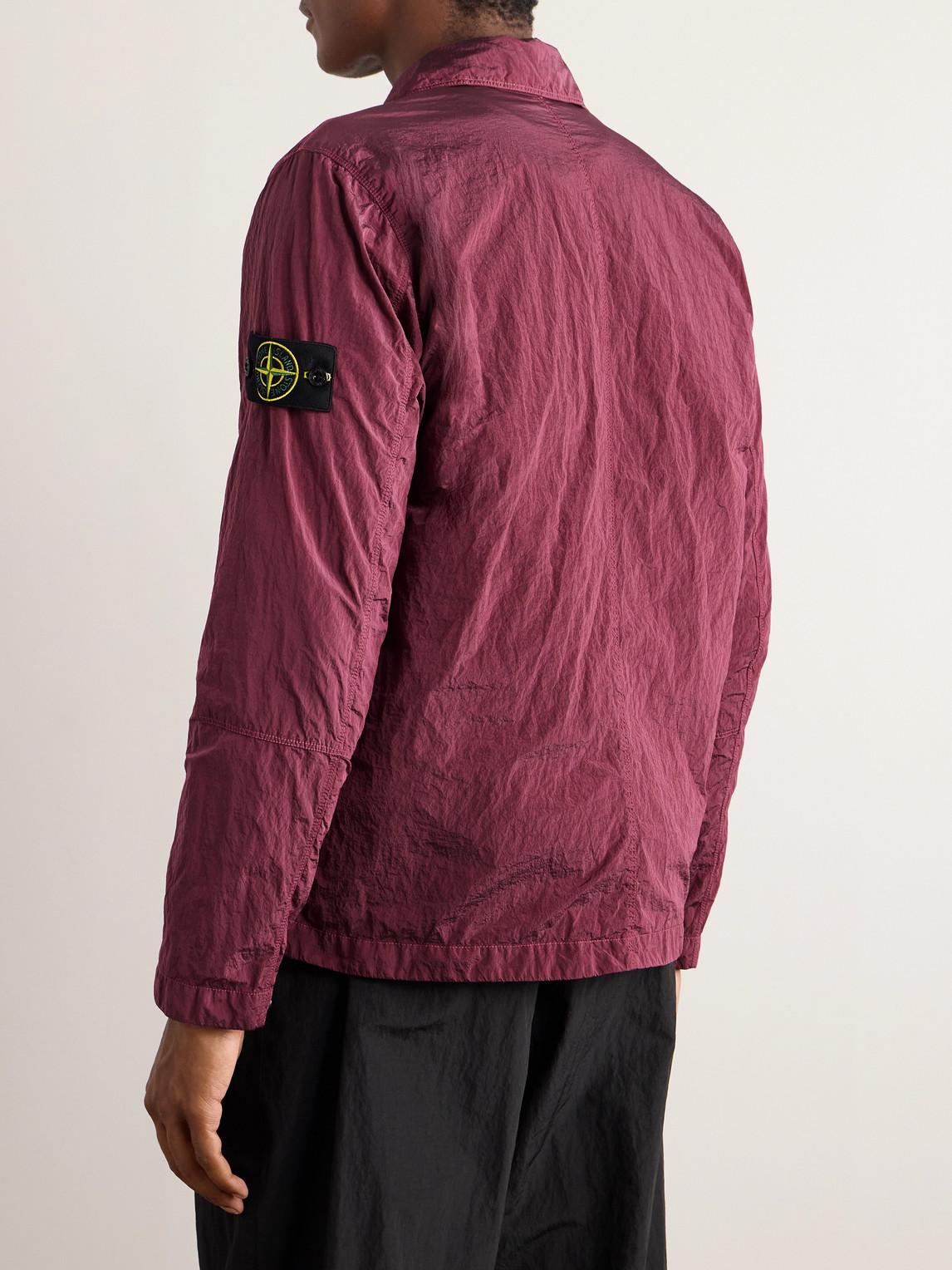 Stone island nylon metal overshirt red new arrivals