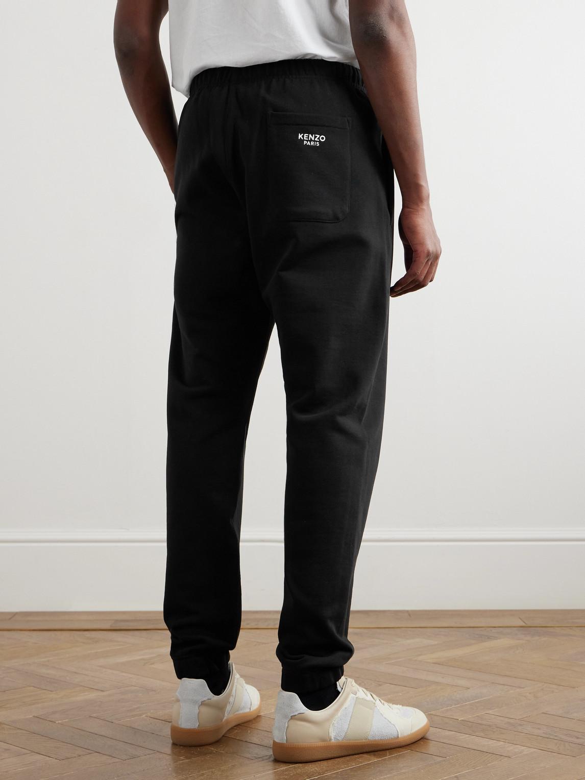 Pantaloni Sportivi Pantaloni Kenzo Uomo Nere Waist Pantaloni Tuta