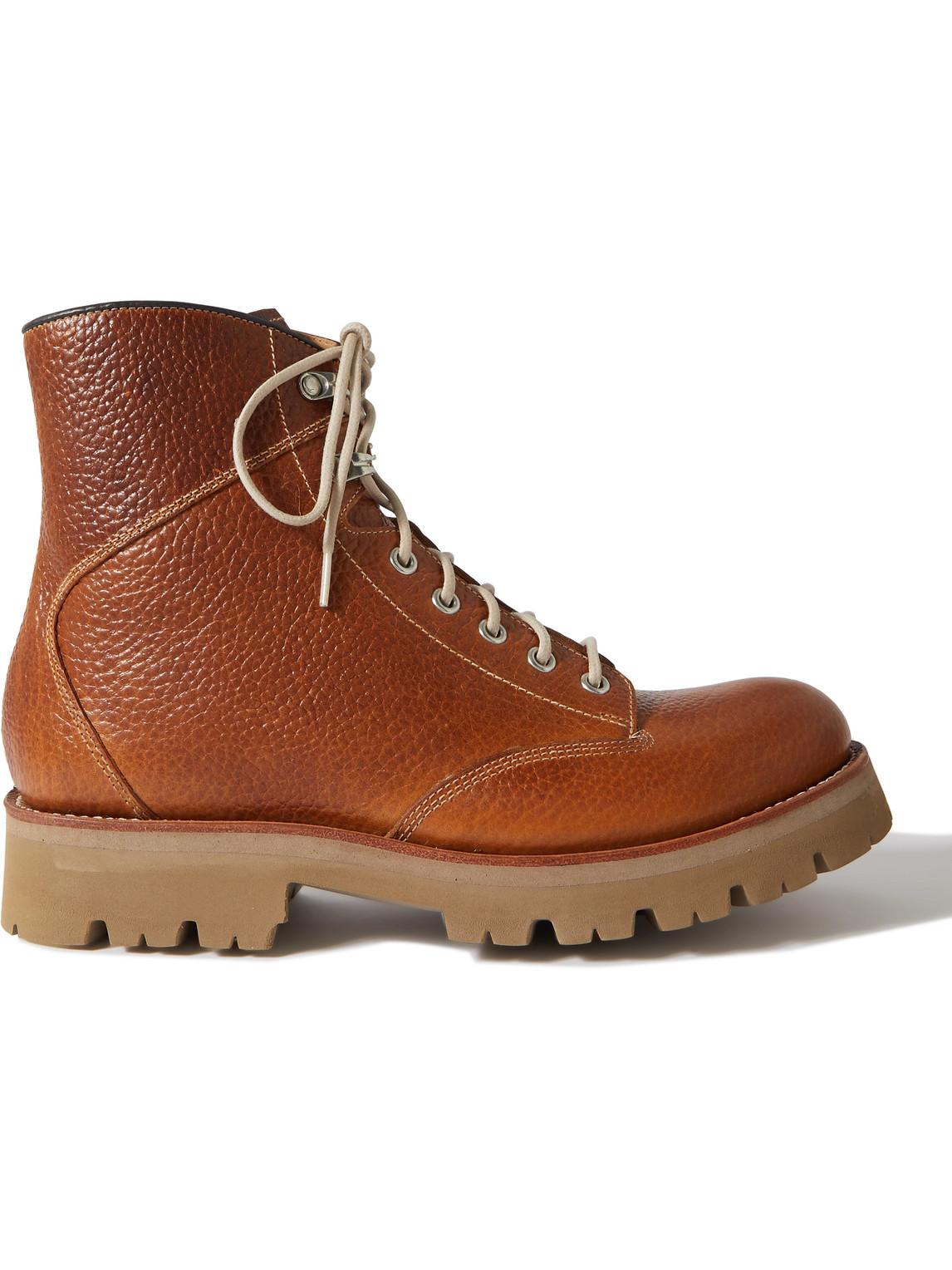 Grenson Emmett Fullgrain Leather Boots in Brown for Men Lyst