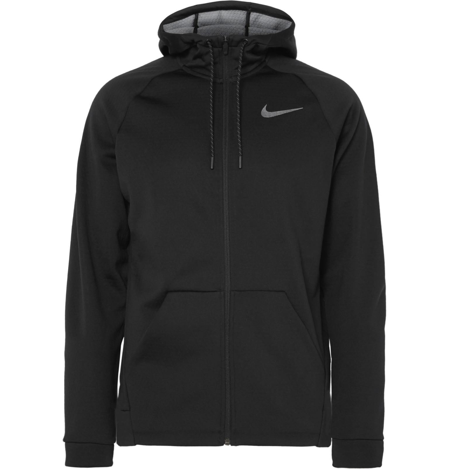 Nike Fleece Therma Sphere Dri-fit Zip-up Hoodie in Black for Men - Lyst