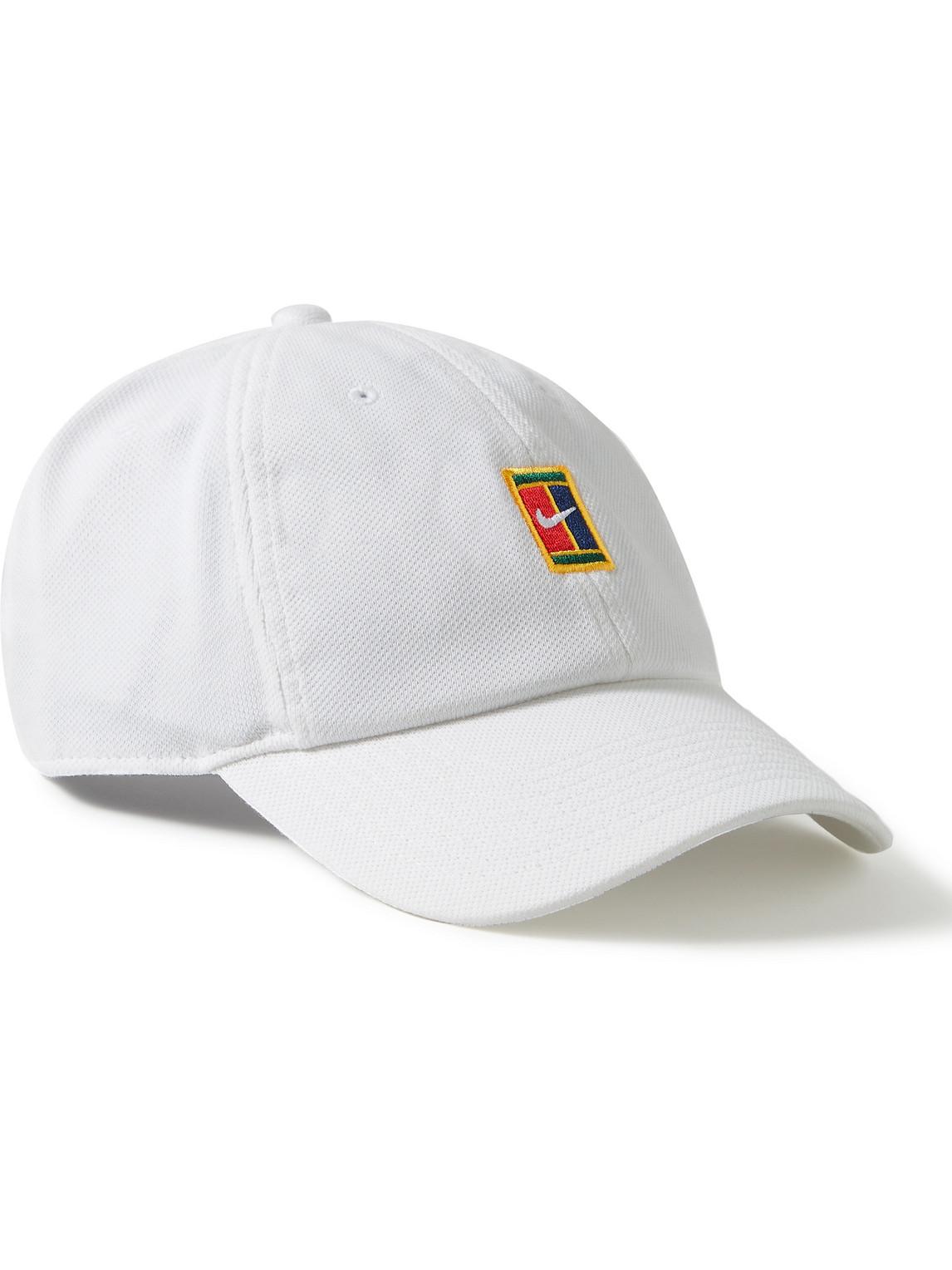 Nike Nikecourt Heritage86 Logo-appliquéd Cotton-blend Tennis Cap in White  for Men | Lyst
