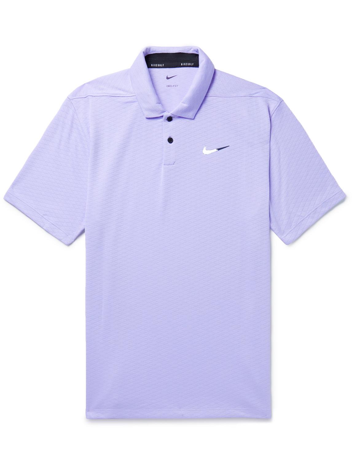 Nike Vapor Logo-appliquéd Dri-fit Golf Polo Shirt in Purple for Men | Lyst