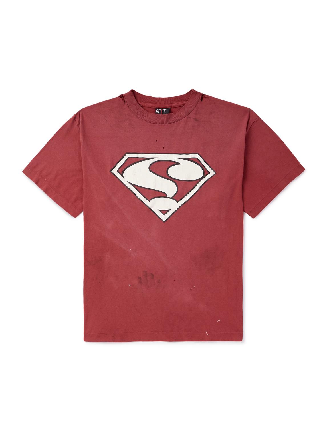 Saint Mxxxxxx♡ SS TEE / ? / BURGUNDY SAINT Mxxxxxx) LM-SS TEE SNT NOISE (SM-HR8-0000-C27) | SAINT