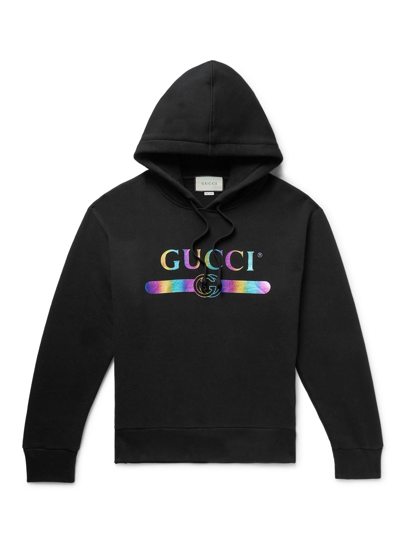 Gucci Logo-print Loopback Cotton-jersey 