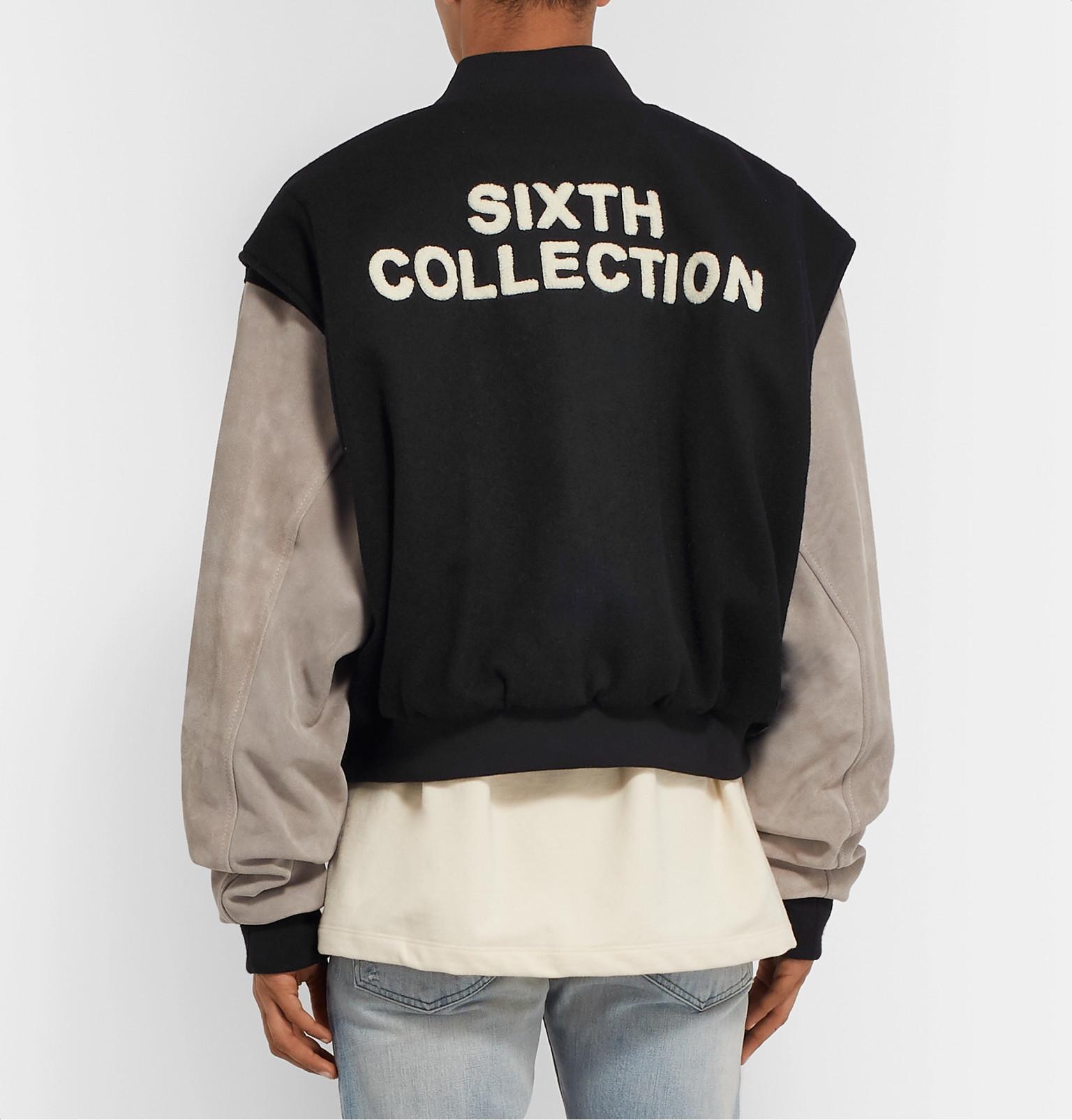 FEAR OF GOD 6th MA-1ジャケット ブラック Fear of God Black Sixth Collection Bomber Jacket Fear Of God