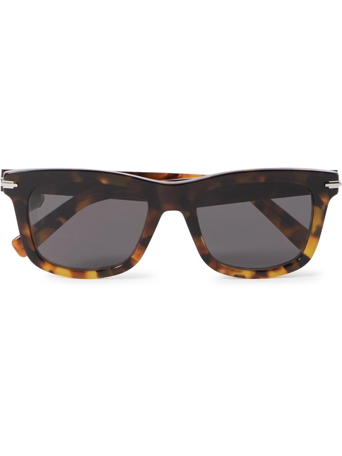 Dior Diorblacksuit S11i Dframe Tortoiseshell Acetate Sunglasses in